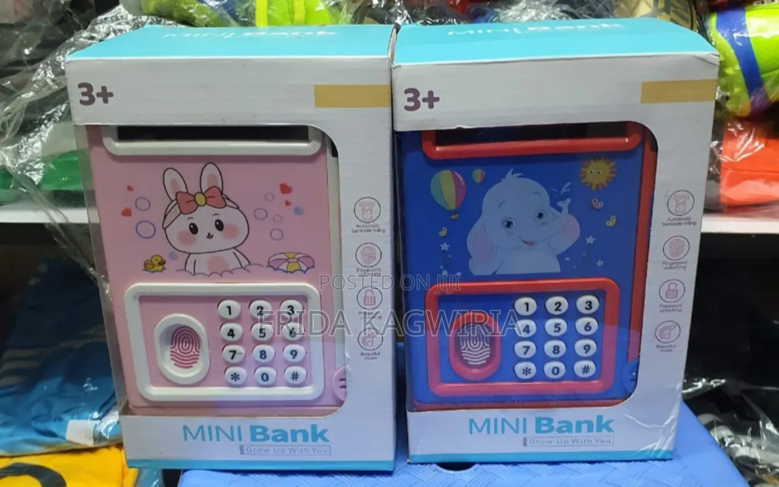 Kids Pig Bank With Password And Figure Printer