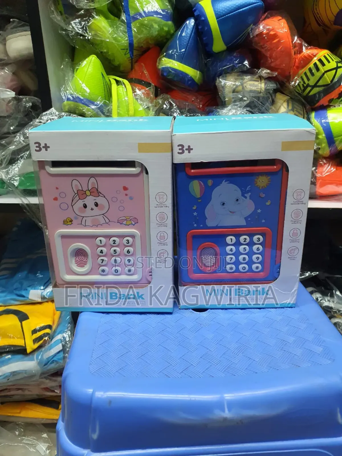 Kids Pig Bank With Password And Figure Printer