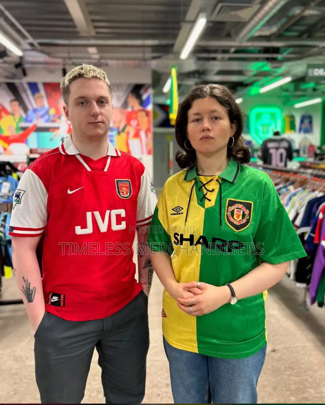 Arsenal JVC Man-U Tottenham Vintage