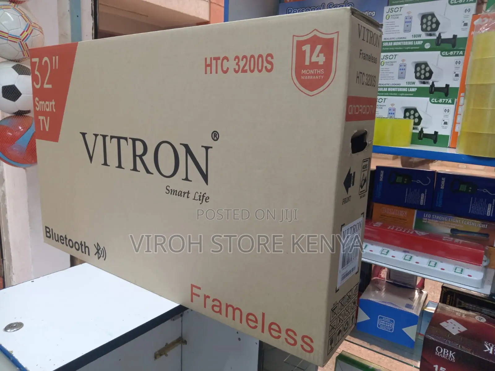 Vitron 32′′Smart Android Frameless With Bluetooth