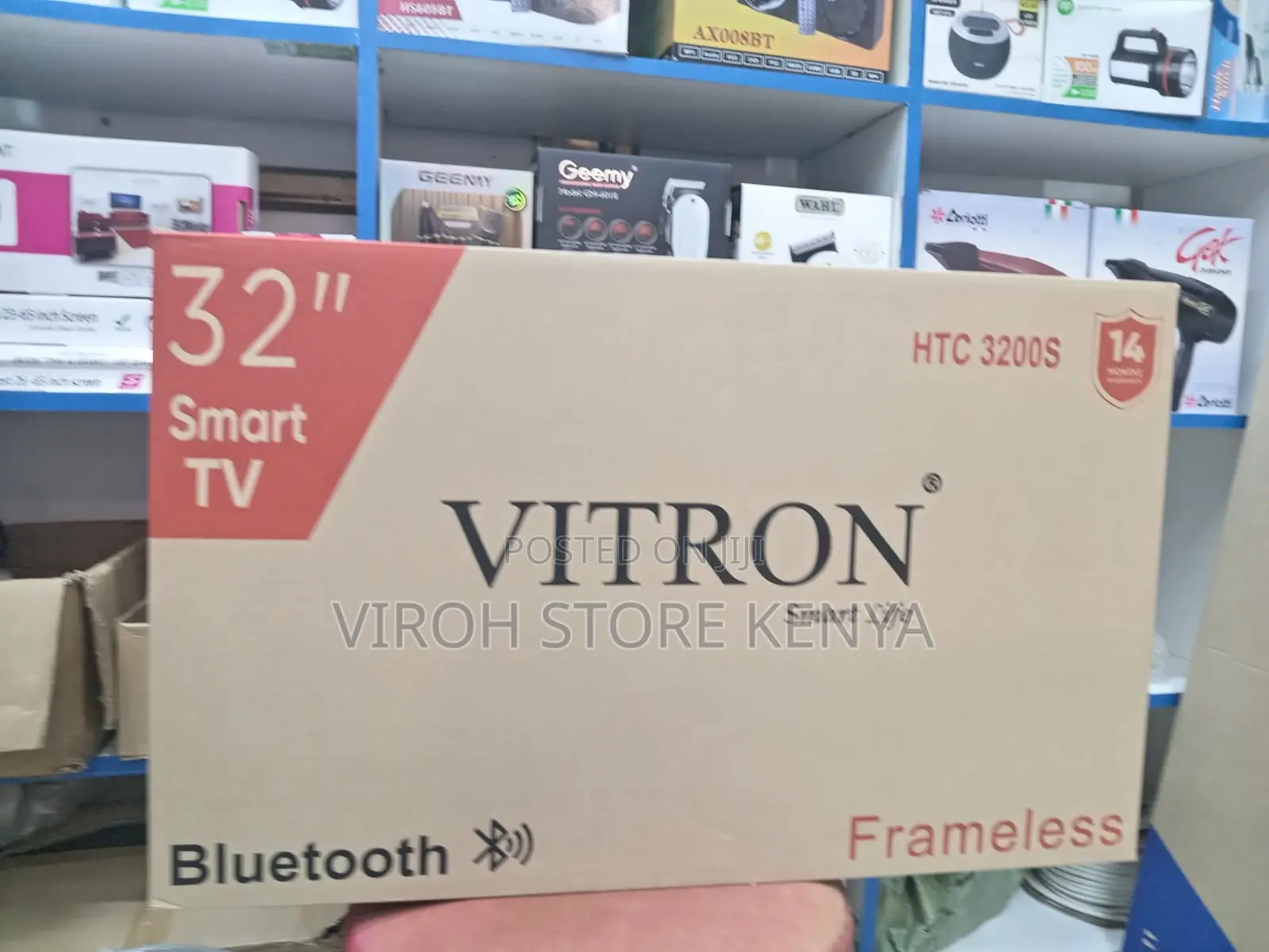 Vitron 32′′Smart Android Frameless With Bluetooth