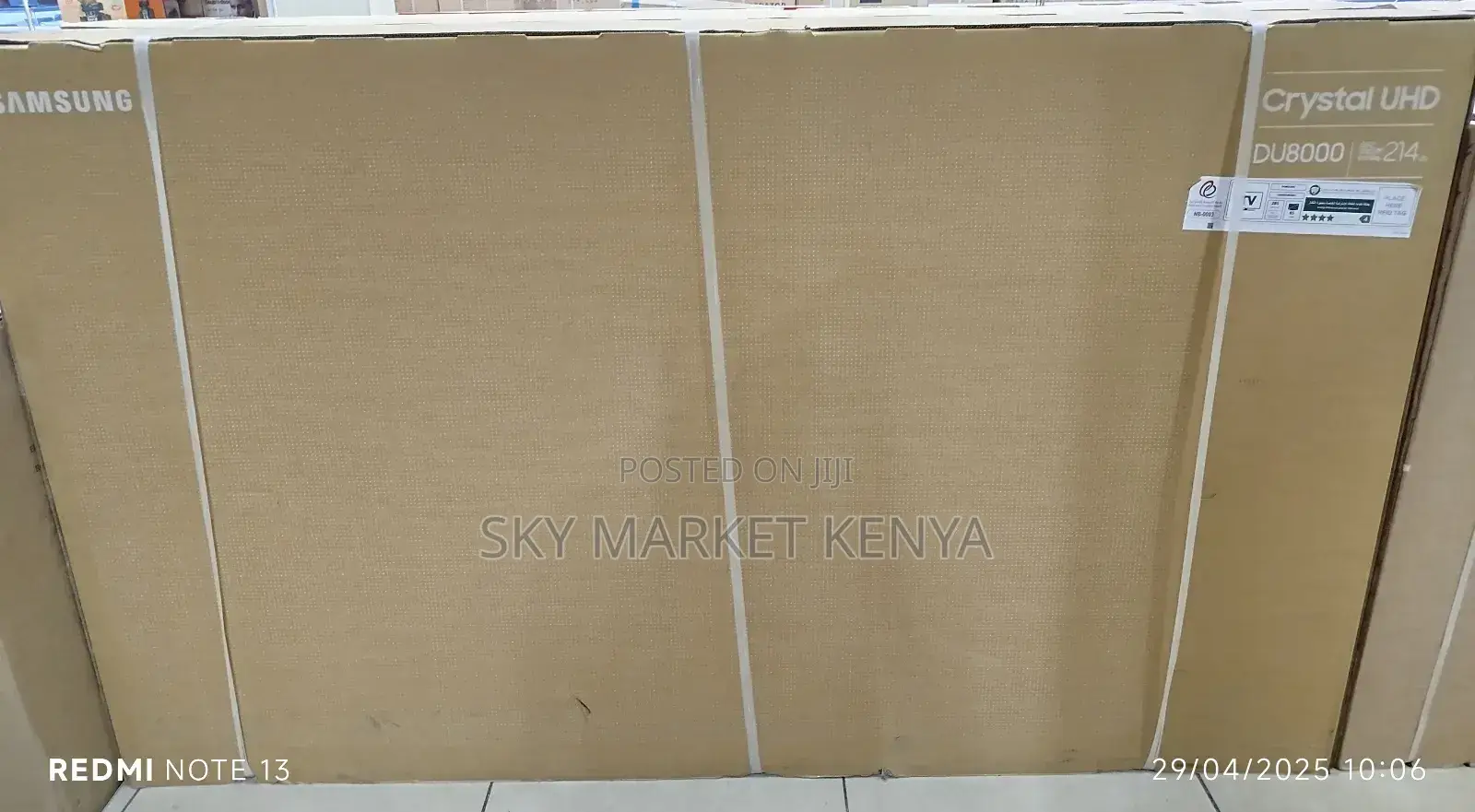 Samsung 85′′ Du8000 Crystal Uhd Smart Tv