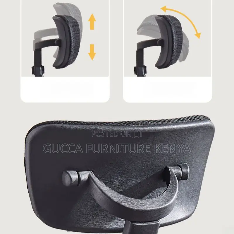 Office Chair:Textile Upholstered Task Chair, Fixed Armrests