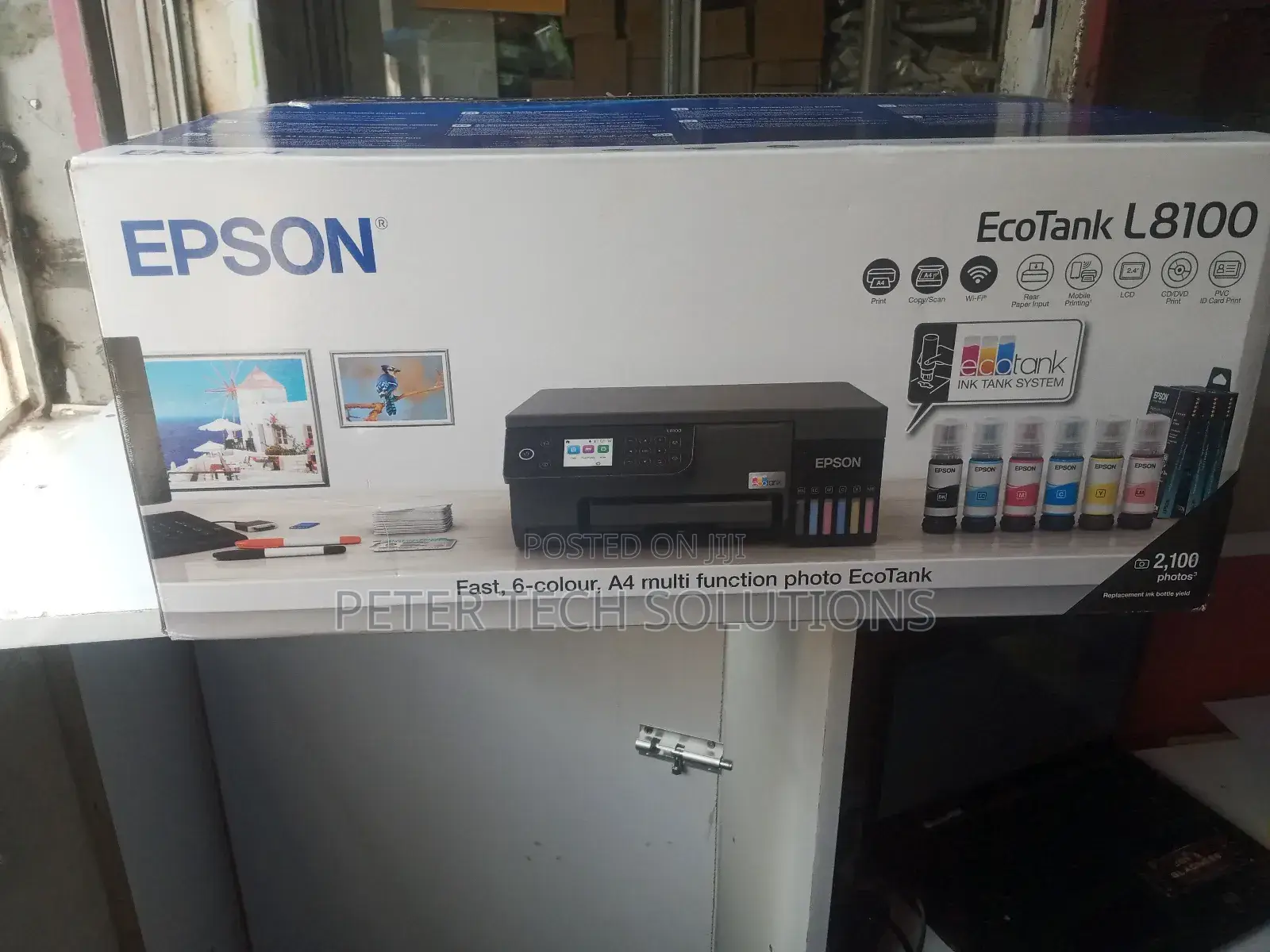 Epsons Ecotank L8100 Printer 