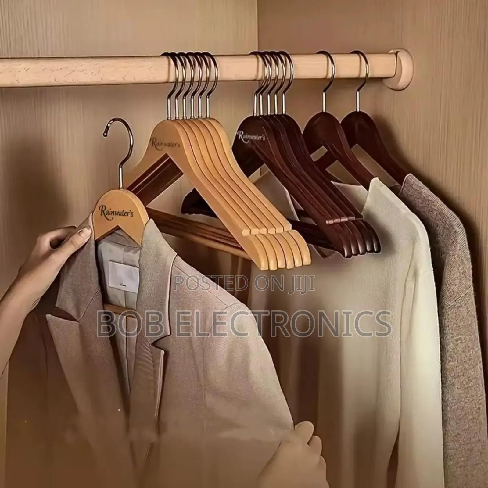 Wooden Hangers 10.Pcs