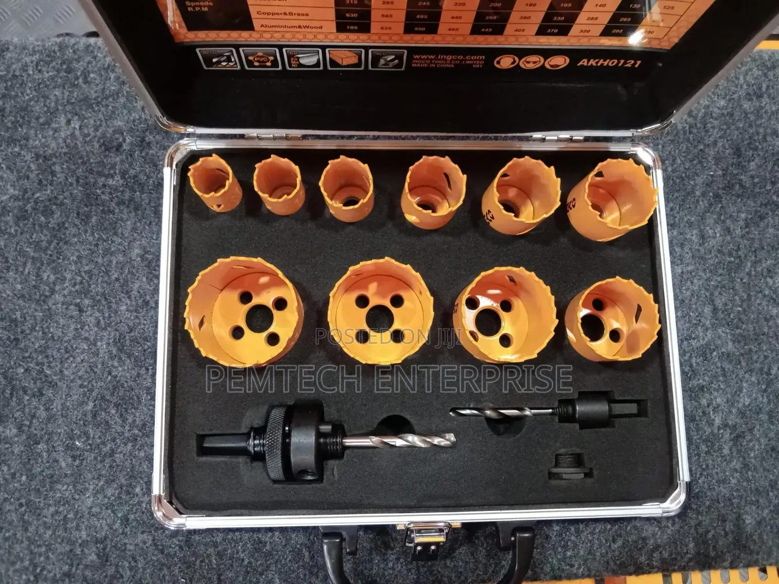 12-Piece Metal Bit Set Ingco Bits