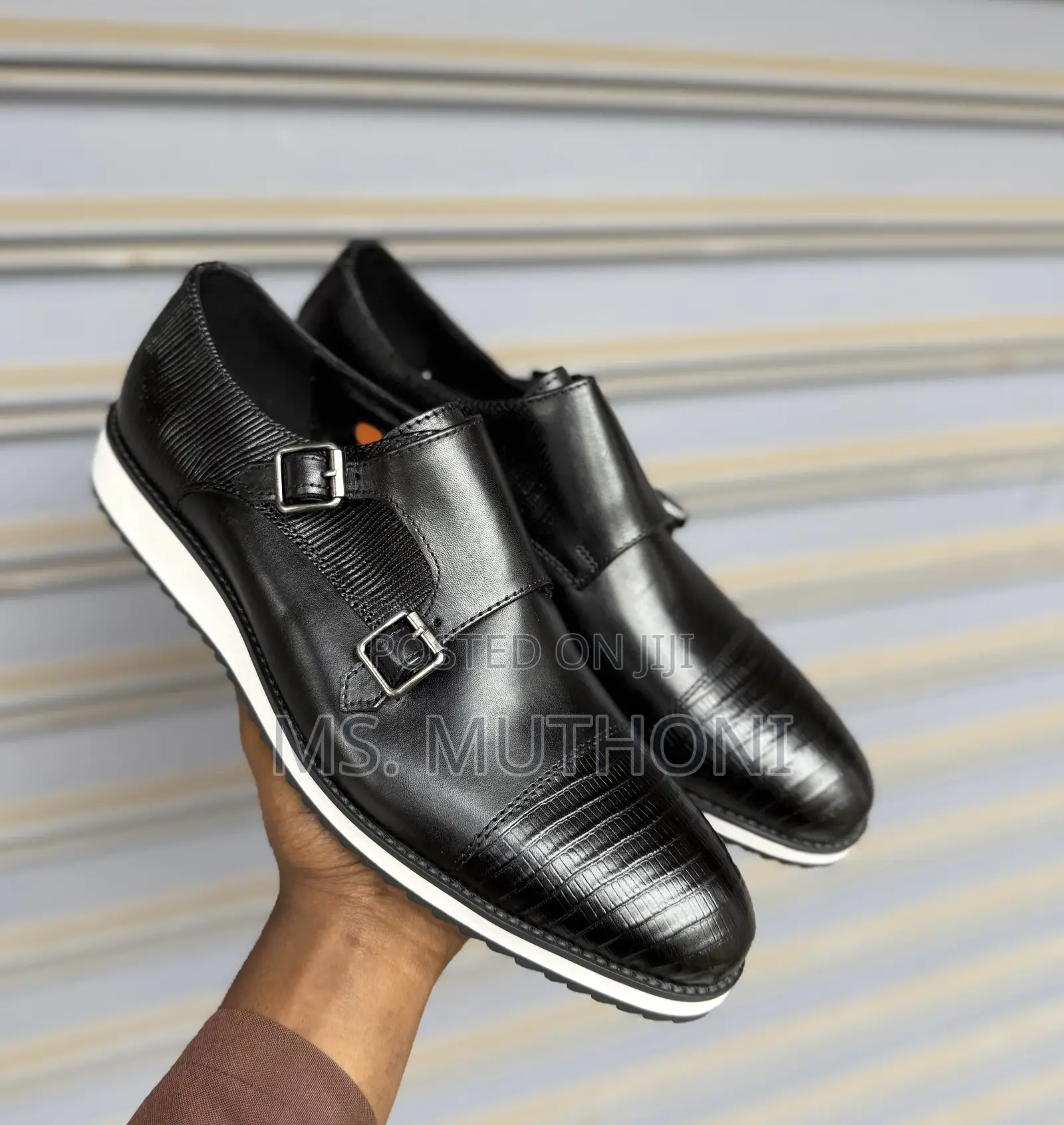 Double Monk John Foster Laceless Casuals Size 39-46