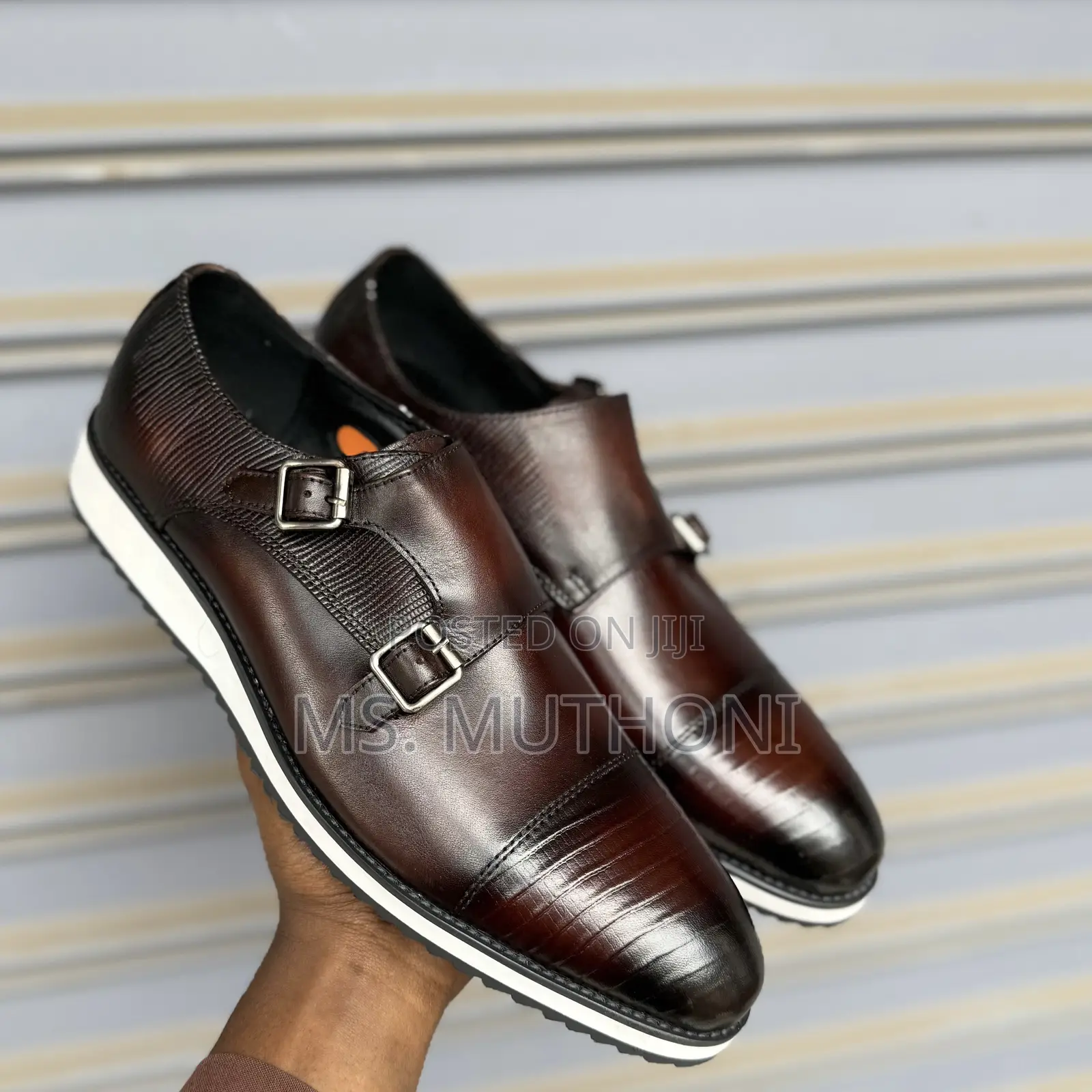 Double Monk John Foster Laceless Casuals Size 39-46