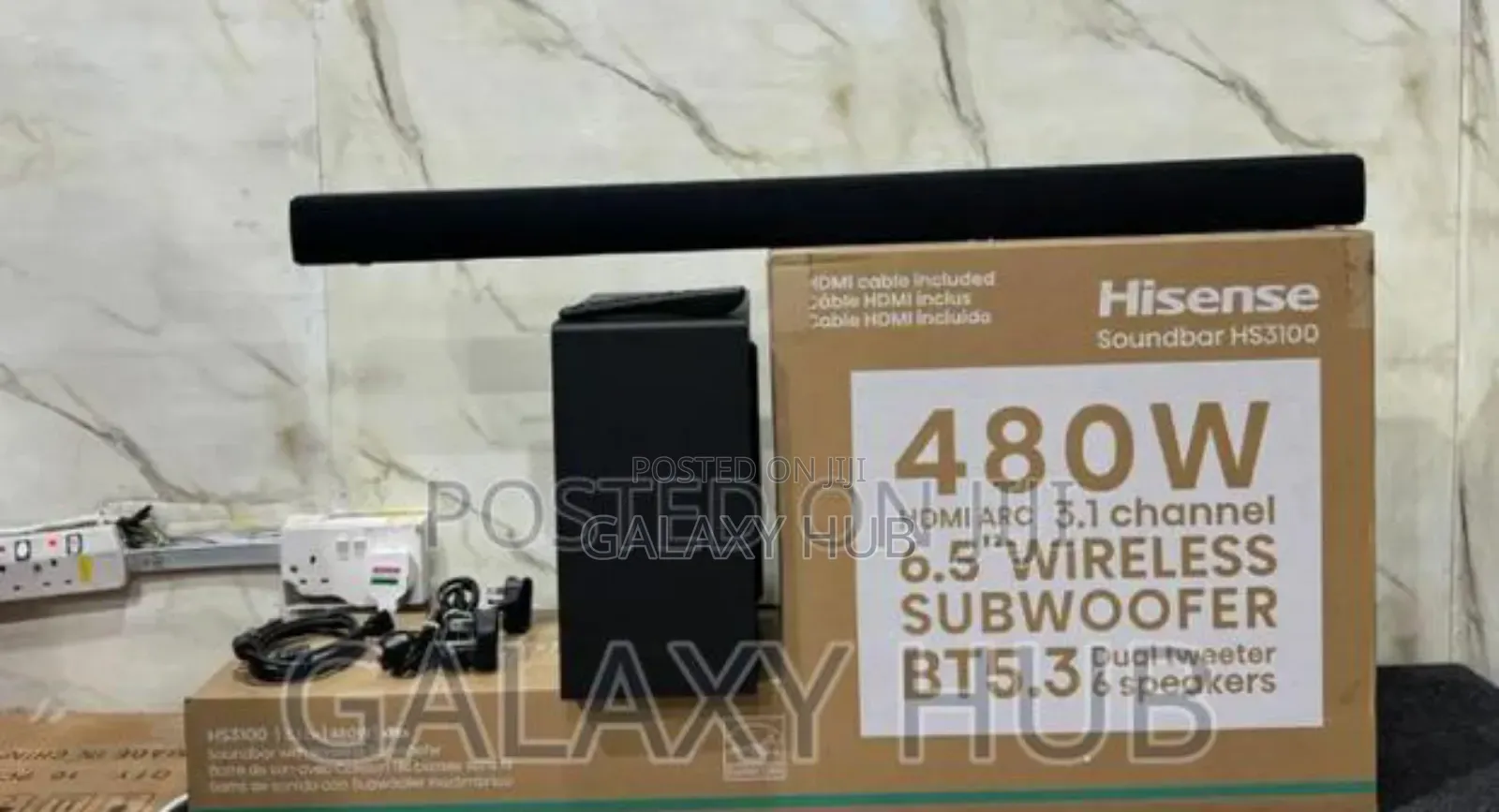Hisense Hs3100 3.1ch 480w Wireless Soundbar