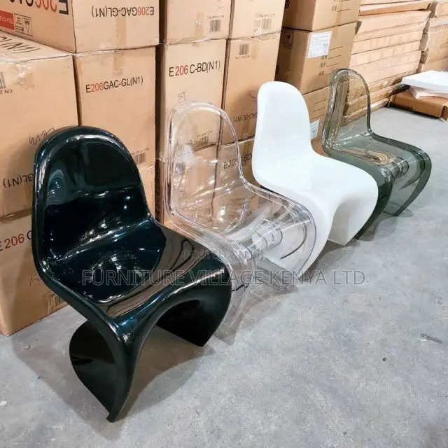 Home Chair:Outdoor Garden Armless Plastic Dining Chair