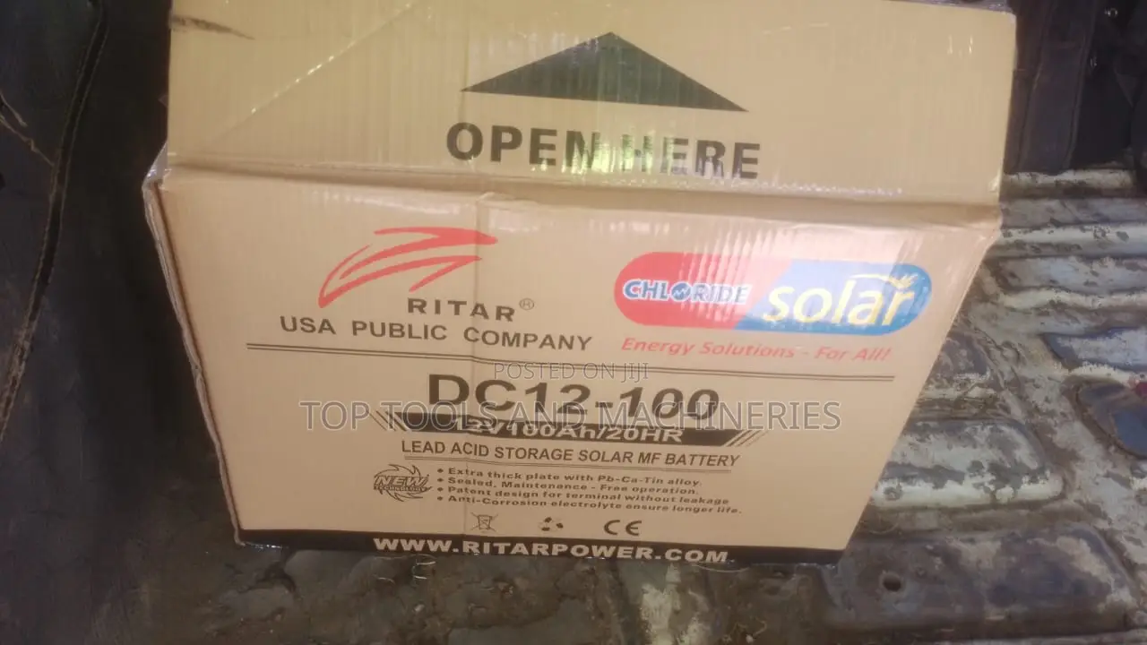 Original Ritar Backup Battery 100ah 12v