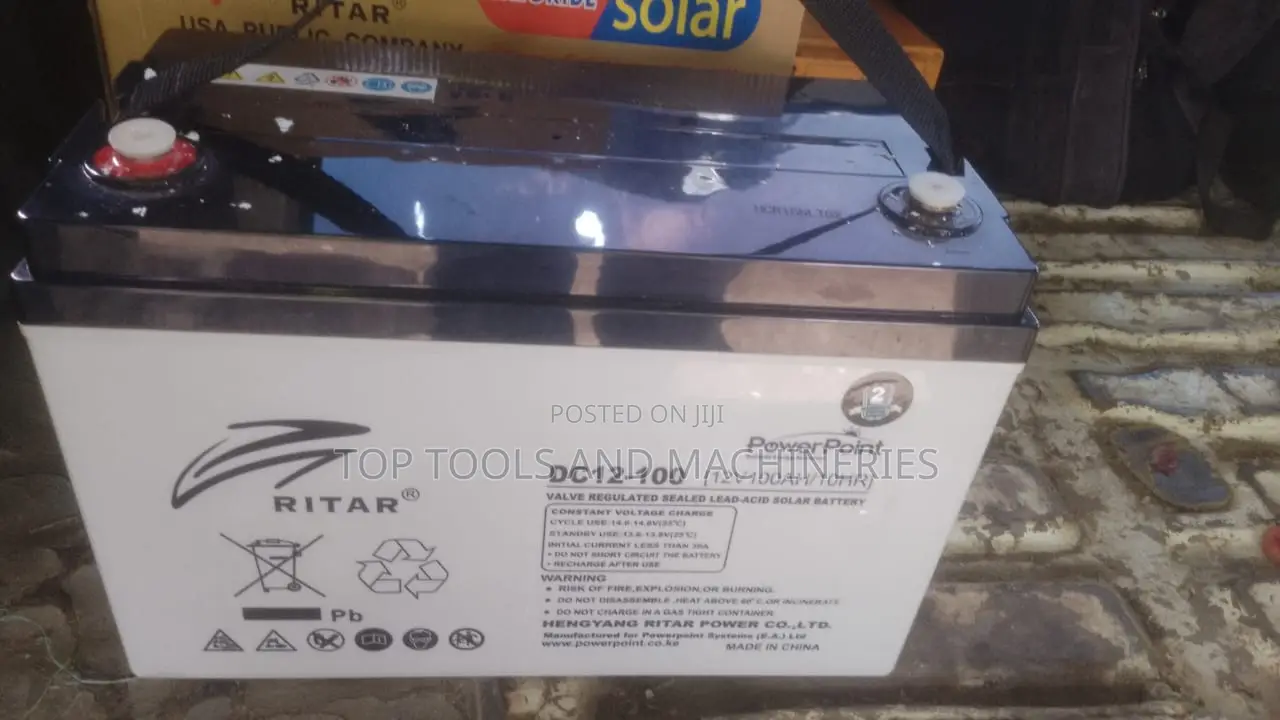 Original Ritar Backup Battery 100ah 12v