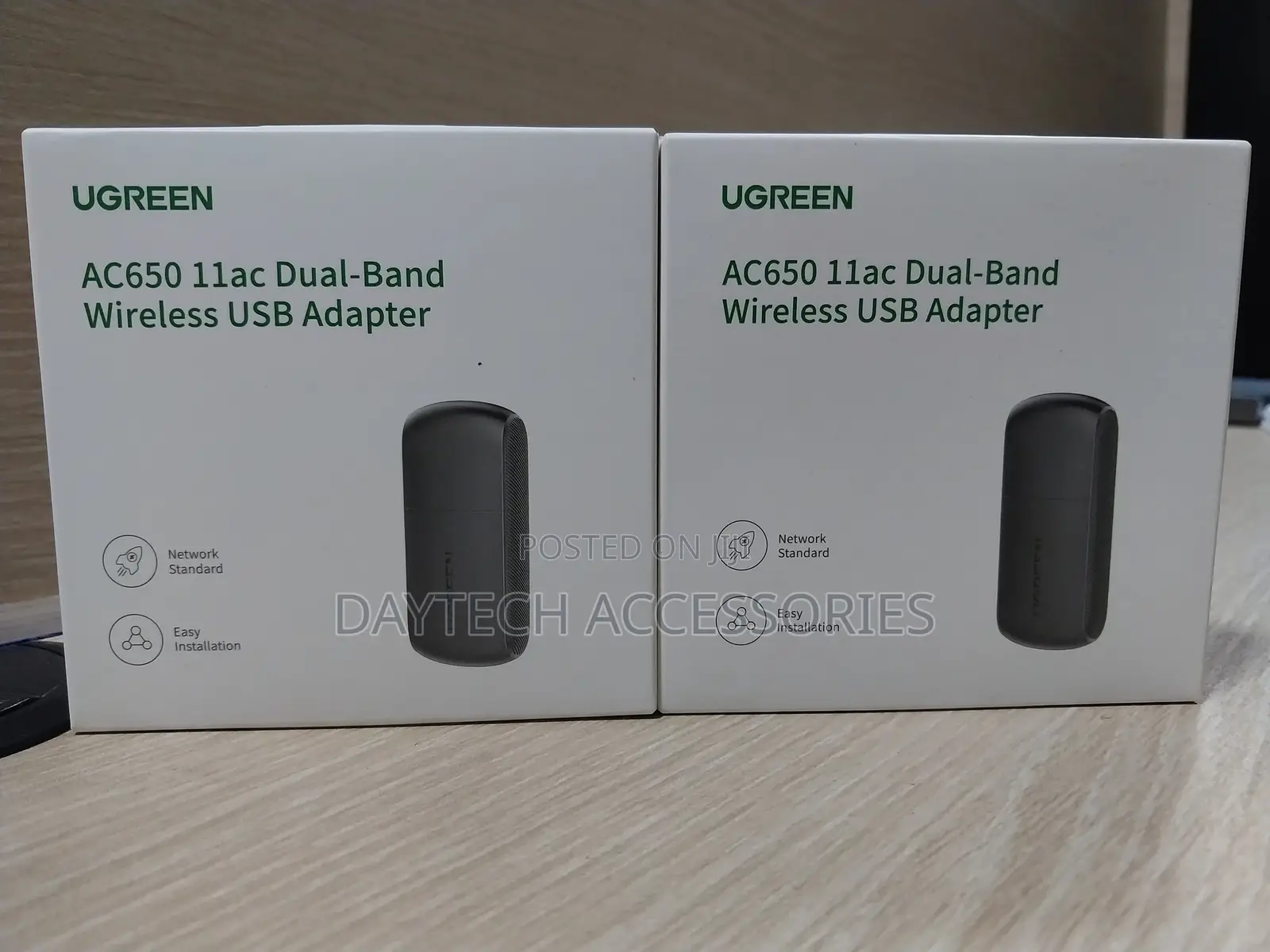 Ugreen Wifi Adapter Wireless 650mbps Usb Wifi 2.4g 5g