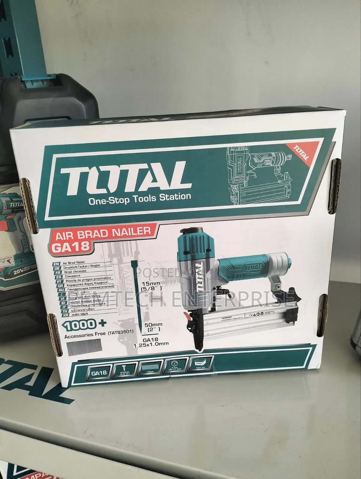 Total Tat83501 Straight Air Nail Gun