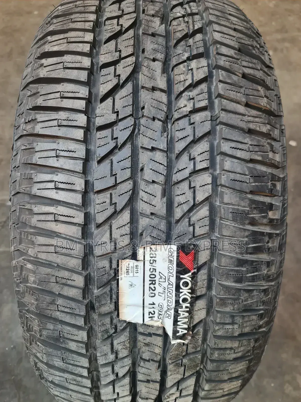 285 /50 R20 Yokohama Tyres (All Terrain)