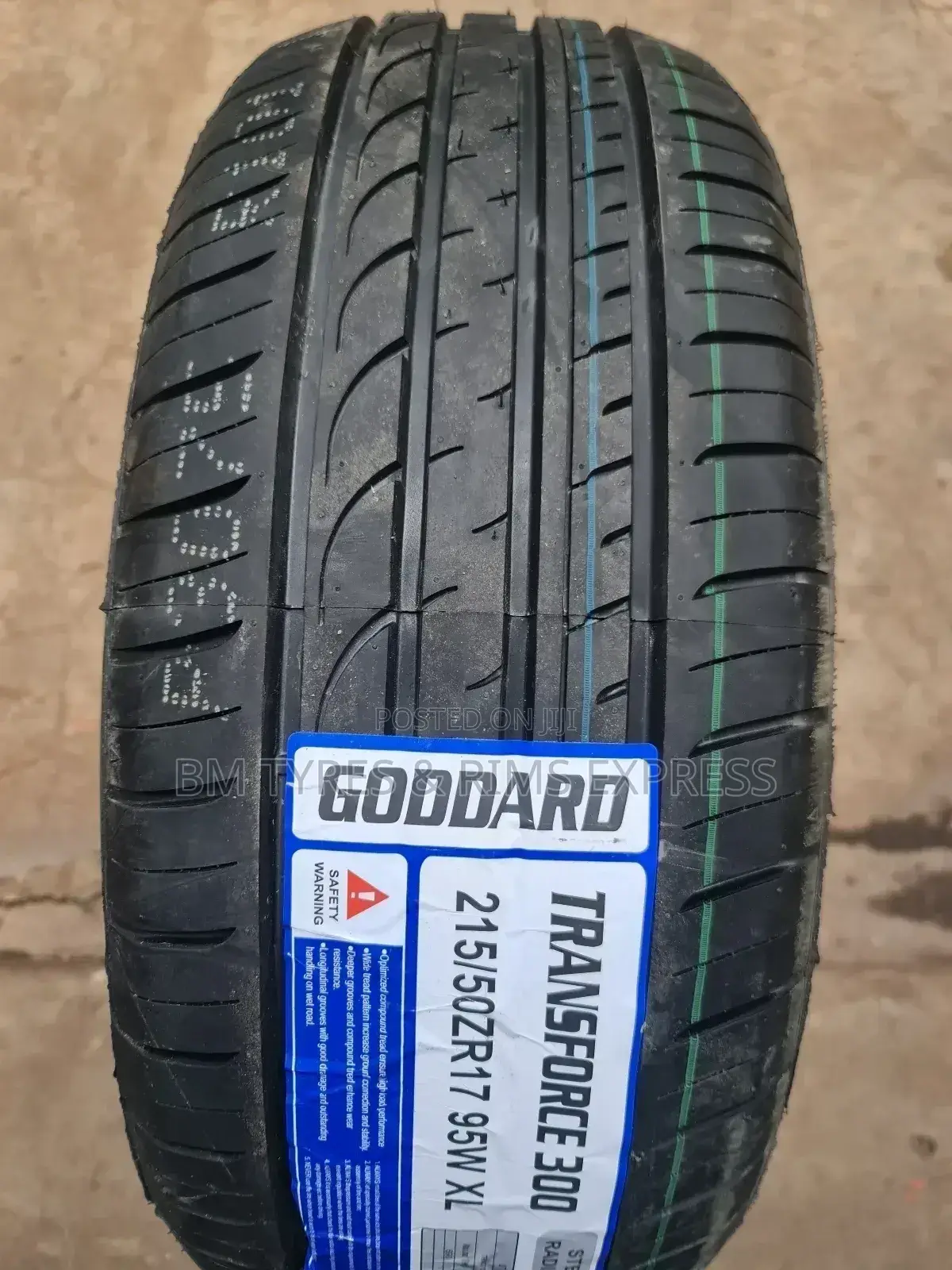 215/50 R17 Goddard Tyres(New Technology)