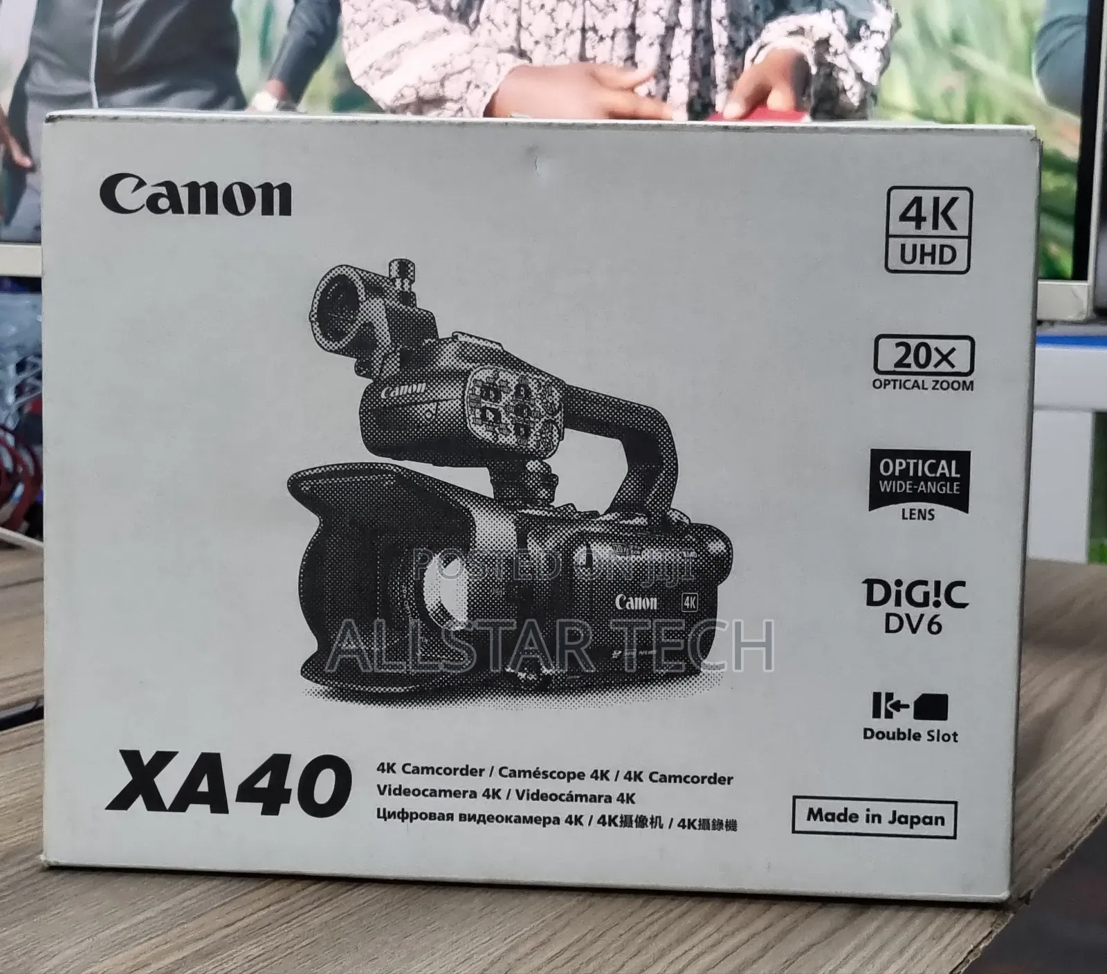 Canon Xa40 Professional Uhd Camcorder