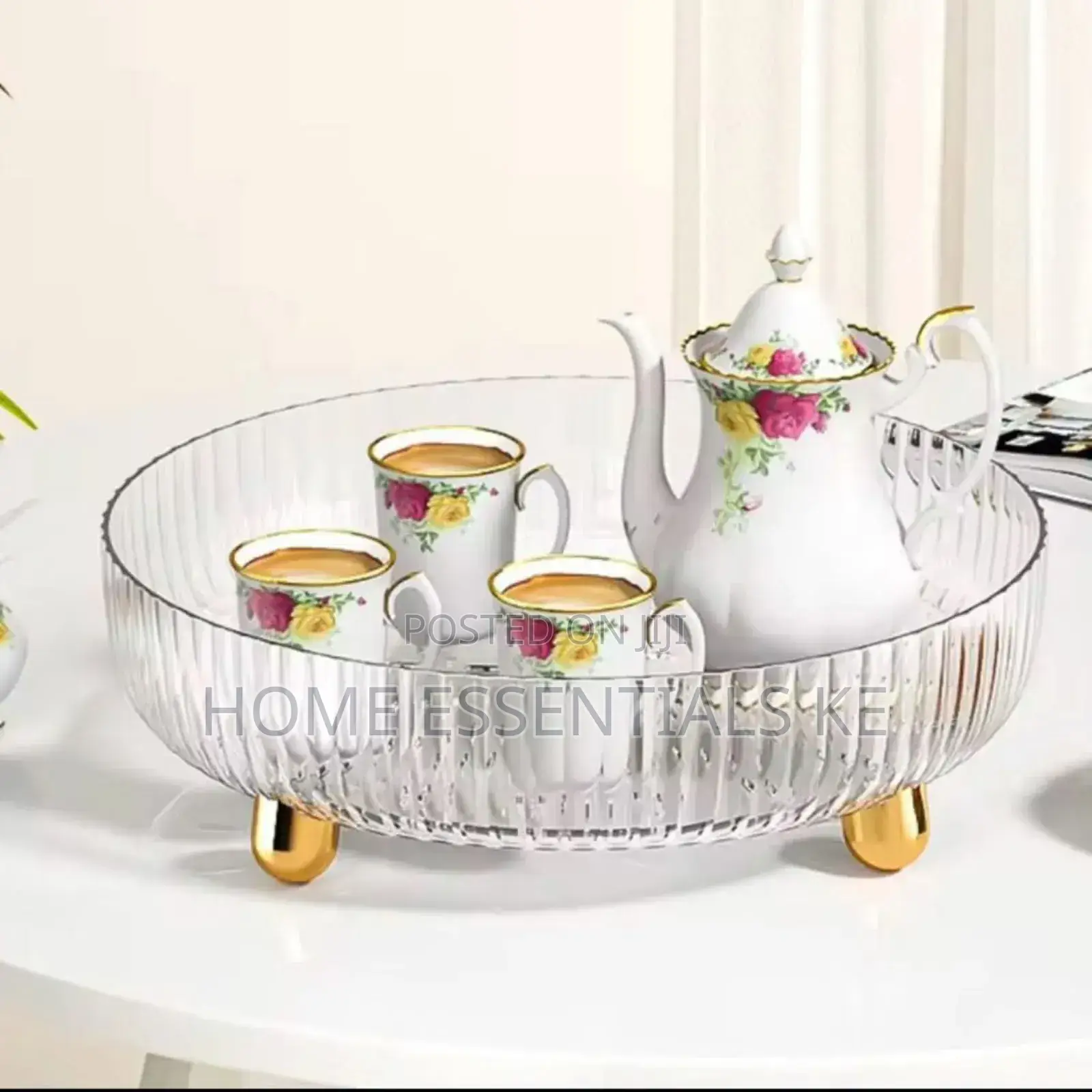 *360°Acrylic Rotating Turntable Organizer 29cm X 6.5cm