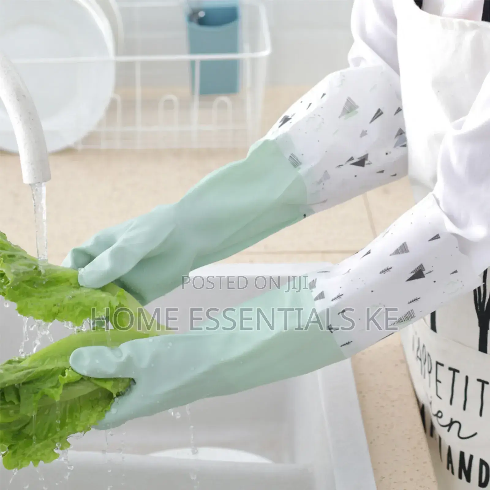 1pair Long Silicon Waterproof Kitchen/Household Gloves*