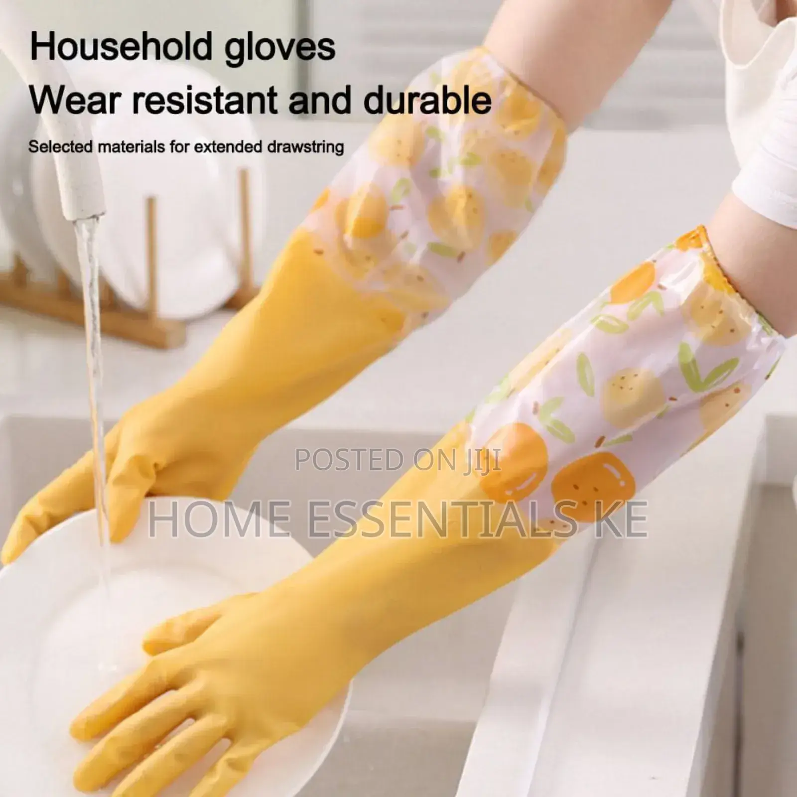 1pair Long Silicon Waterproof Kitchen/Household Gloves*