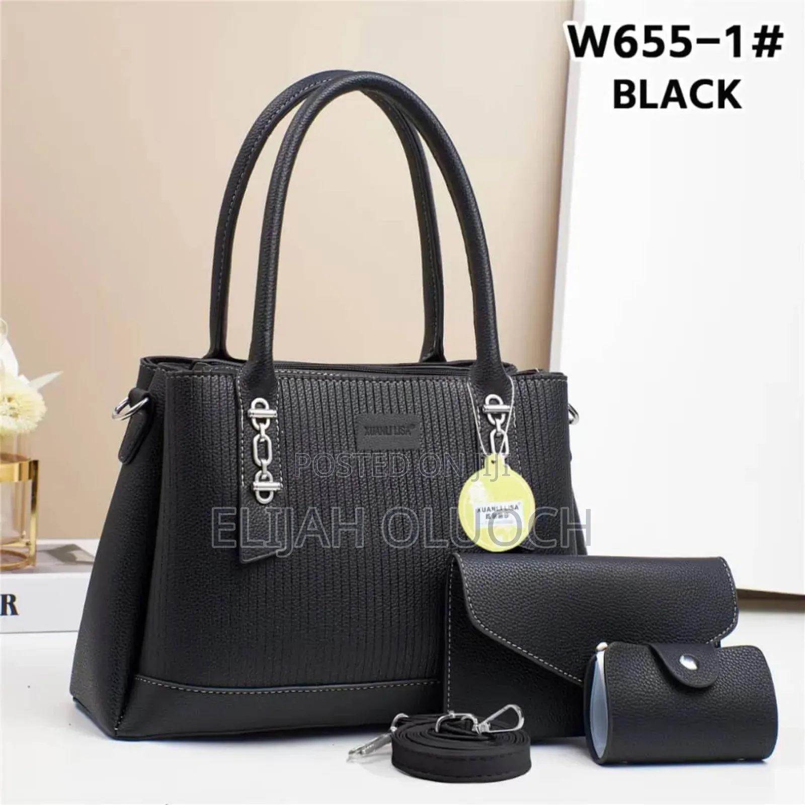 Classic 3 in 1 Quality Leather Hand Bags