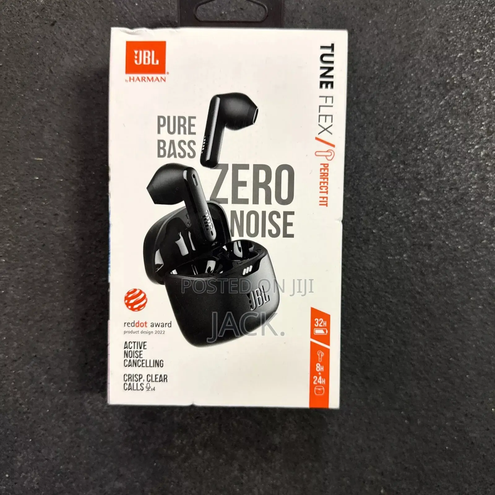 JBL Tune Flex True Wireless Earbuds - Black