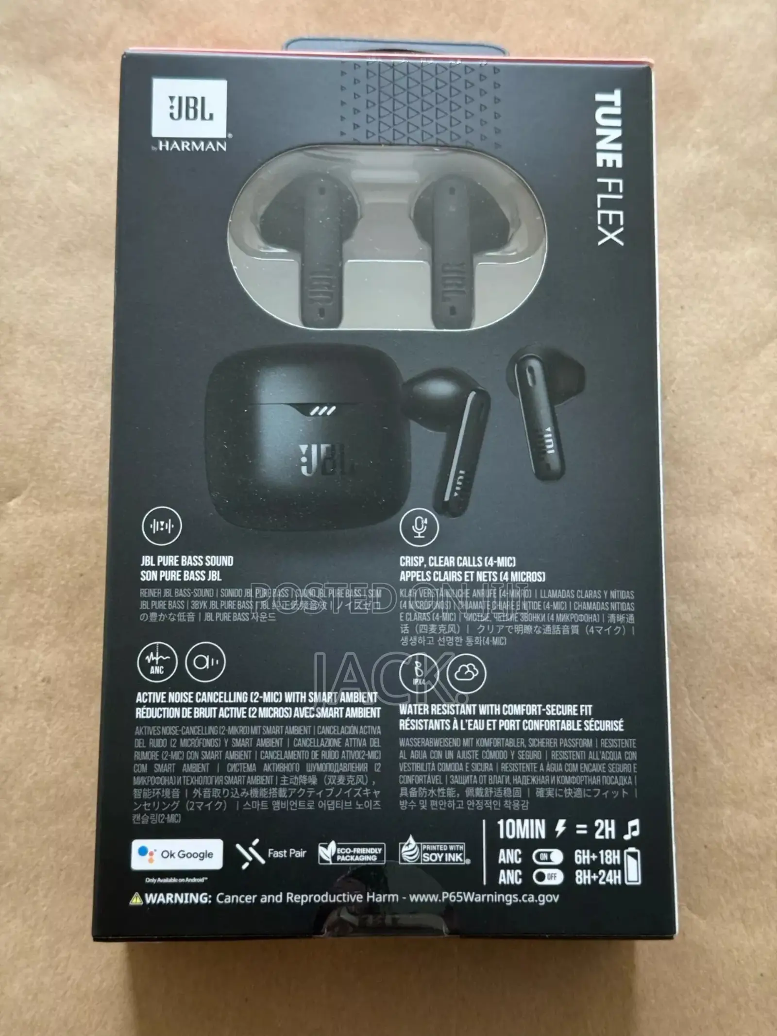 JBL Tune Flex True Wireless Earbuds - Black