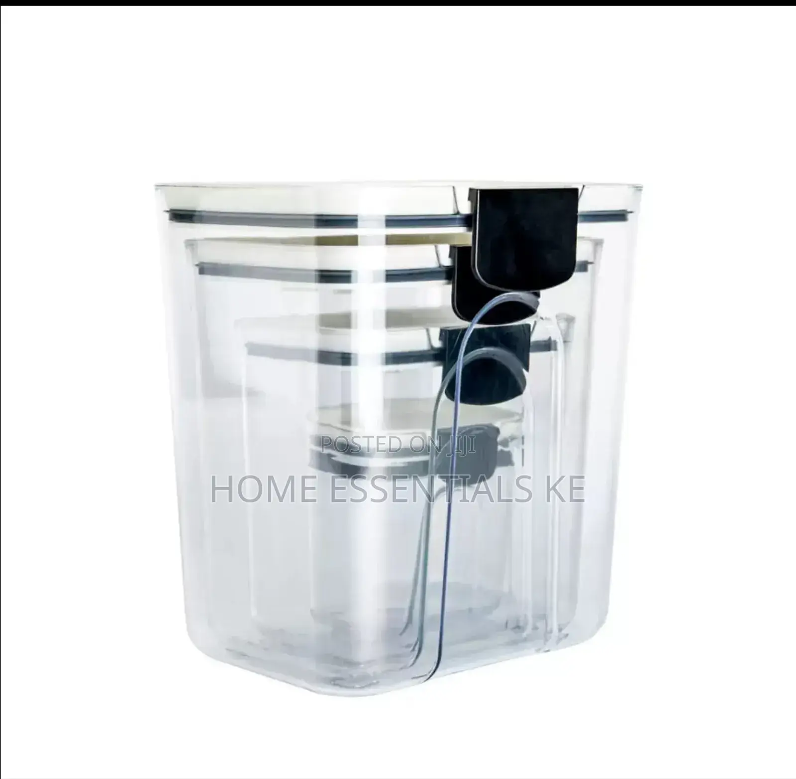 *4 PCS Airtight Food Storage Container*4.6l,2.7l,1.3l,0.35l