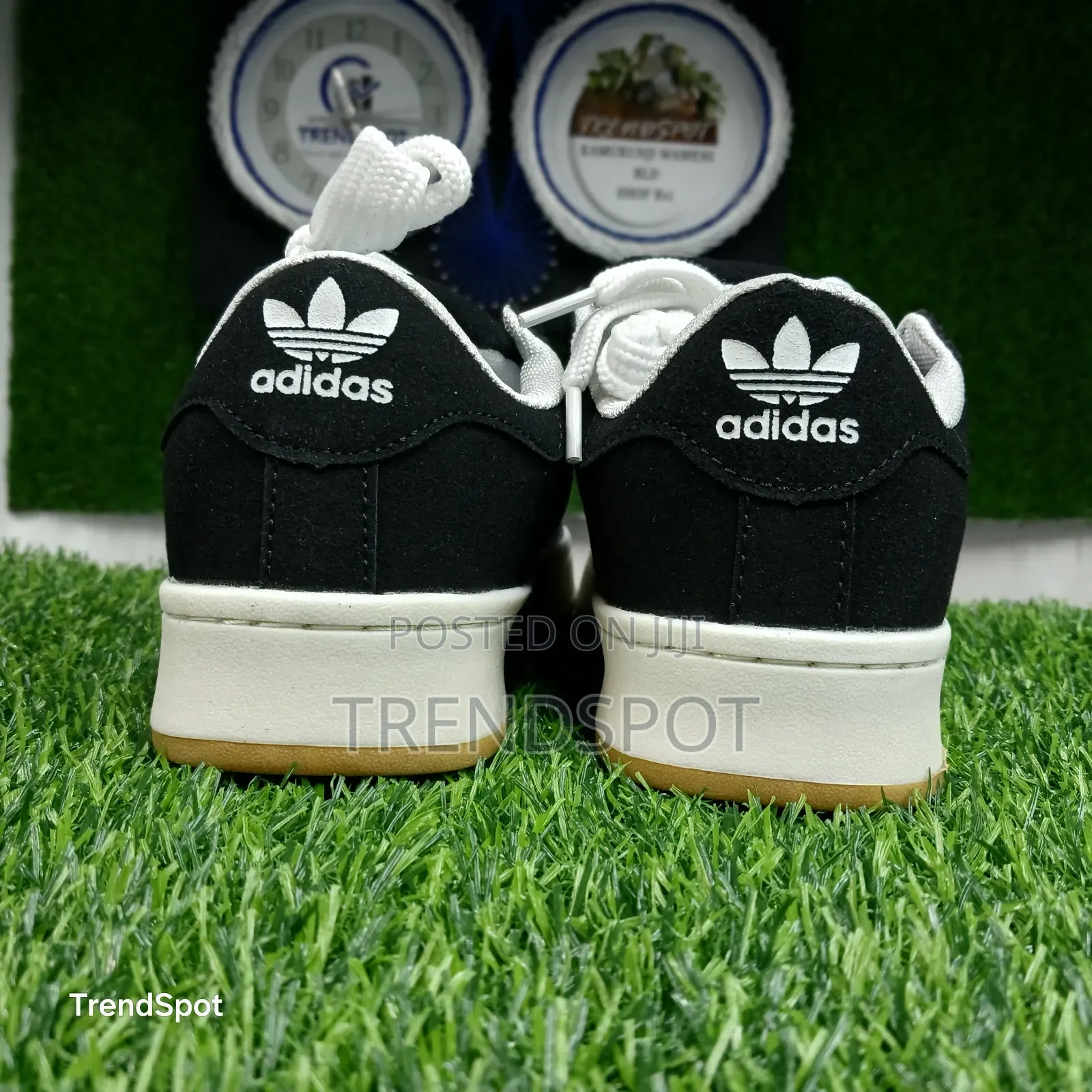 Adidas Campus Black, White, Grey