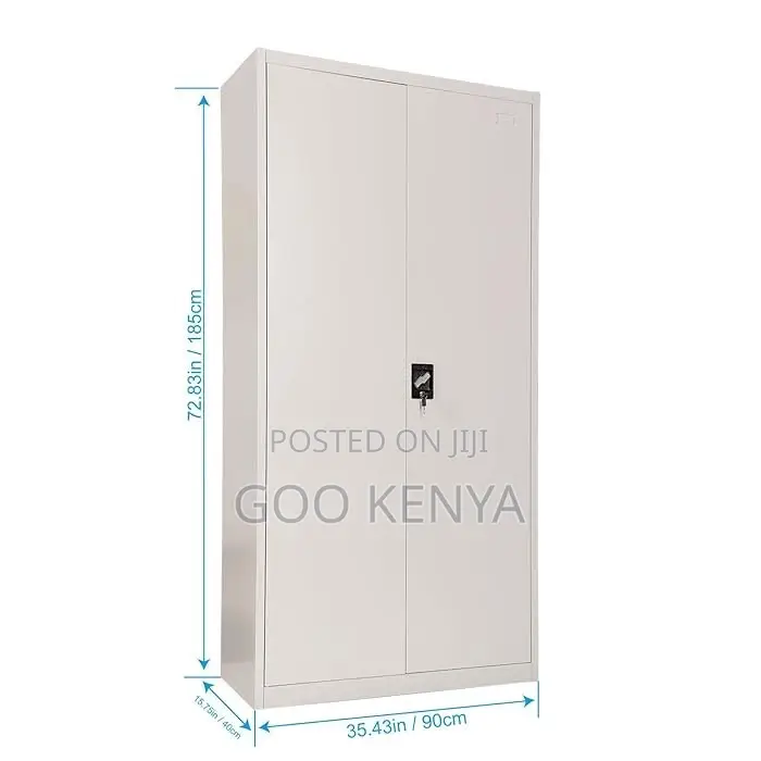 Office Cabinet ; 2-Door Steel Locker Storage Cabinet