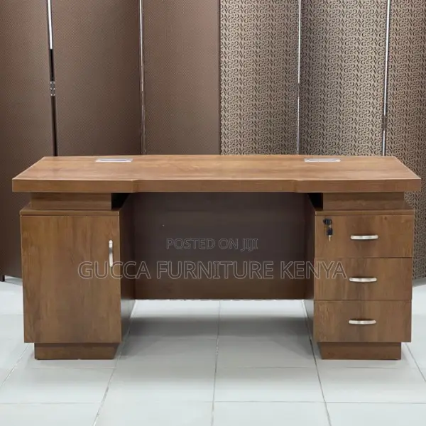 Office Desk:1400mm Office Modern Desk Set With Drawers