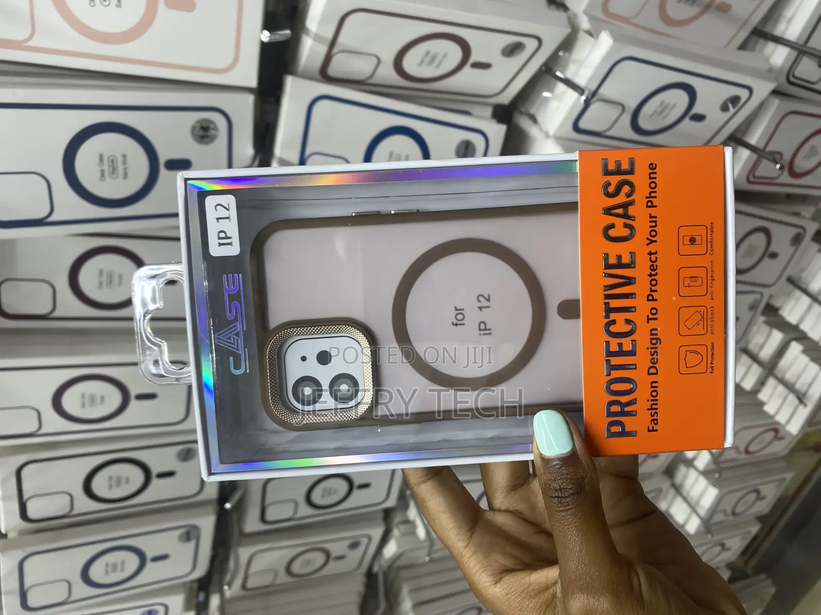 Supfine iPhone 12 Translucent Mate Brown Magsafe Case