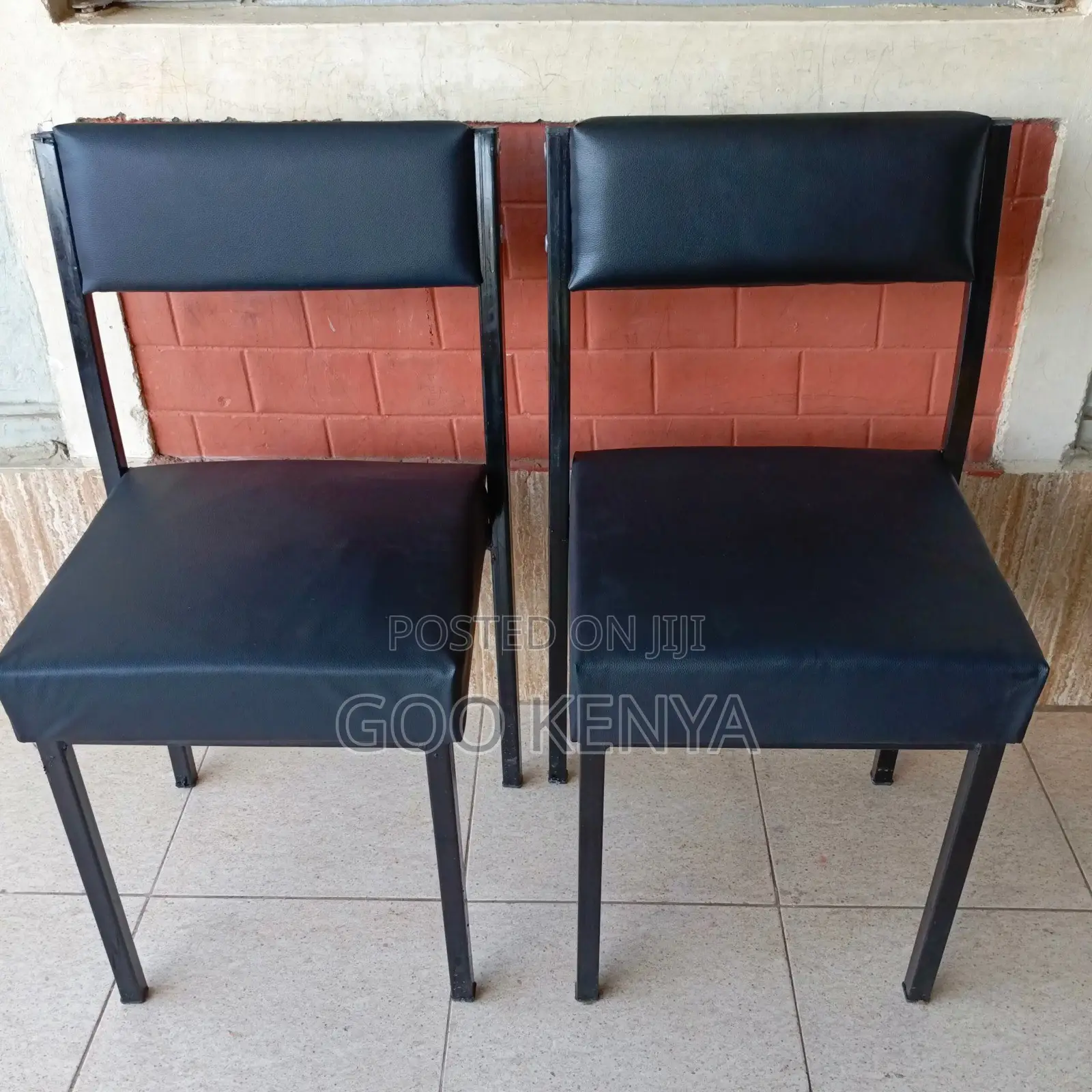 Office Chair ; Black Stackable Cataline Visitors Chair