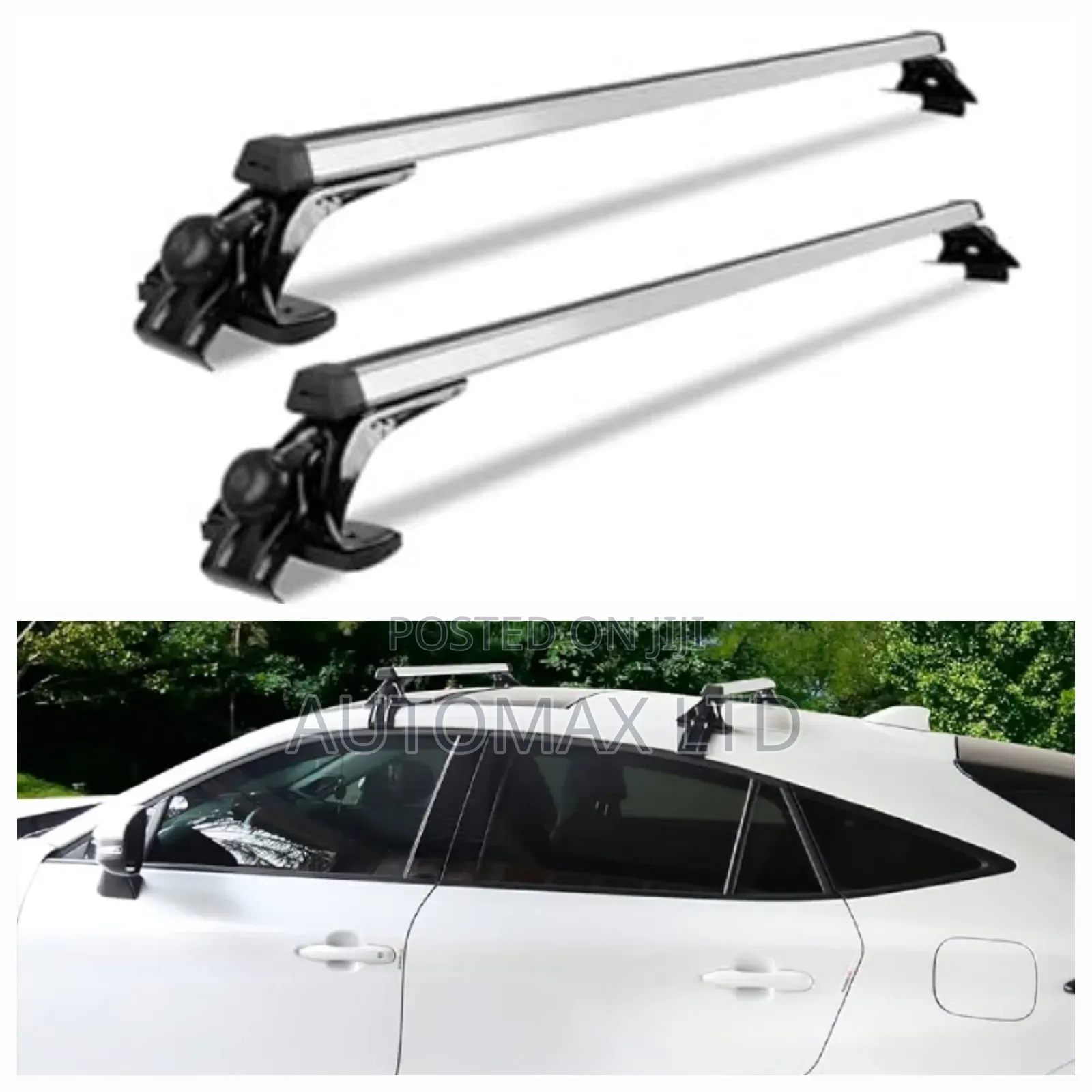 Silver Adjustable Roof Bars, for Mitsubishi,Subaru,Honda,Vw