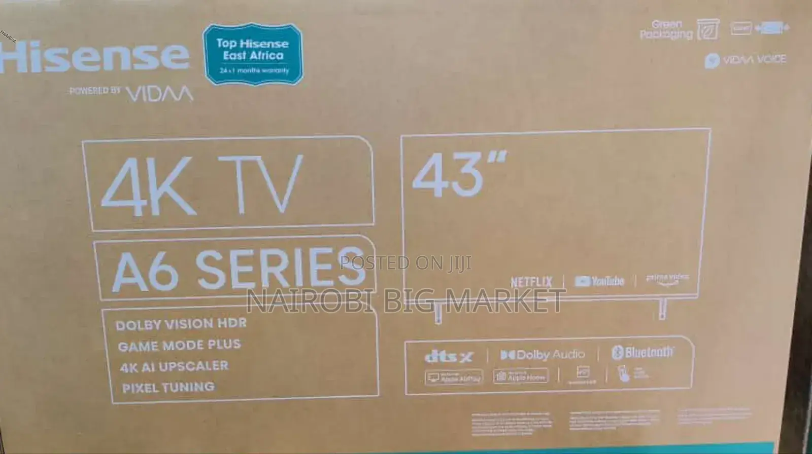 *Hisense 43" Smart A6/ Hgd65