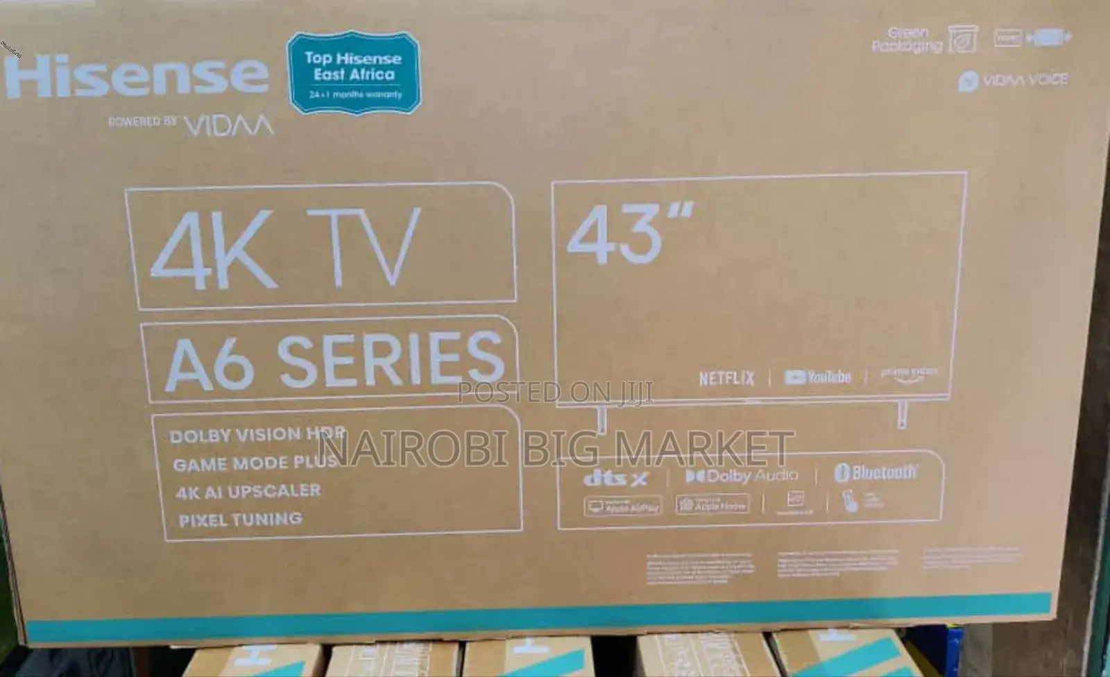 *Hisense 43" Smart A6/ Hgd65