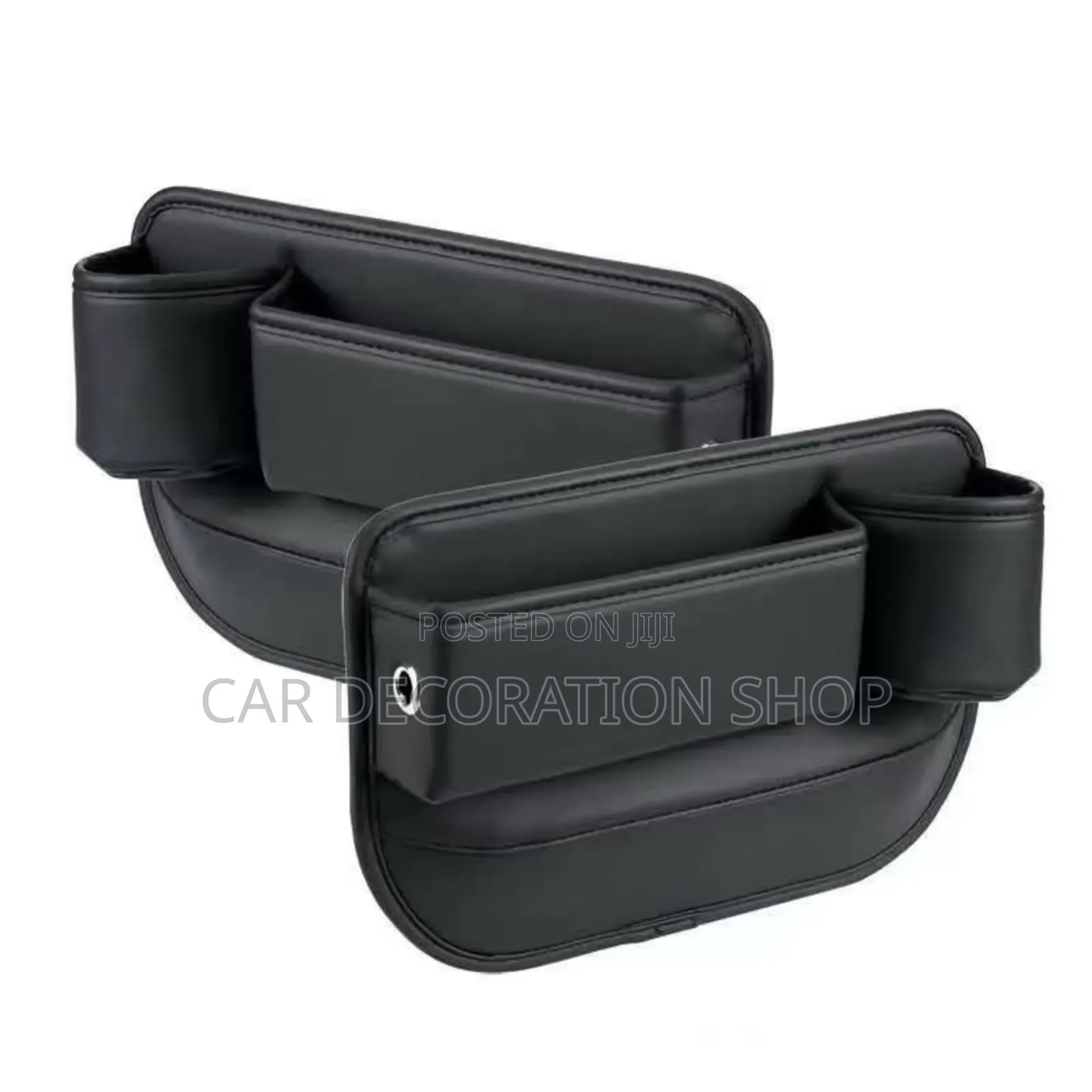 2pcs Leatger Between the Seats Gap Key Pocket Organizer