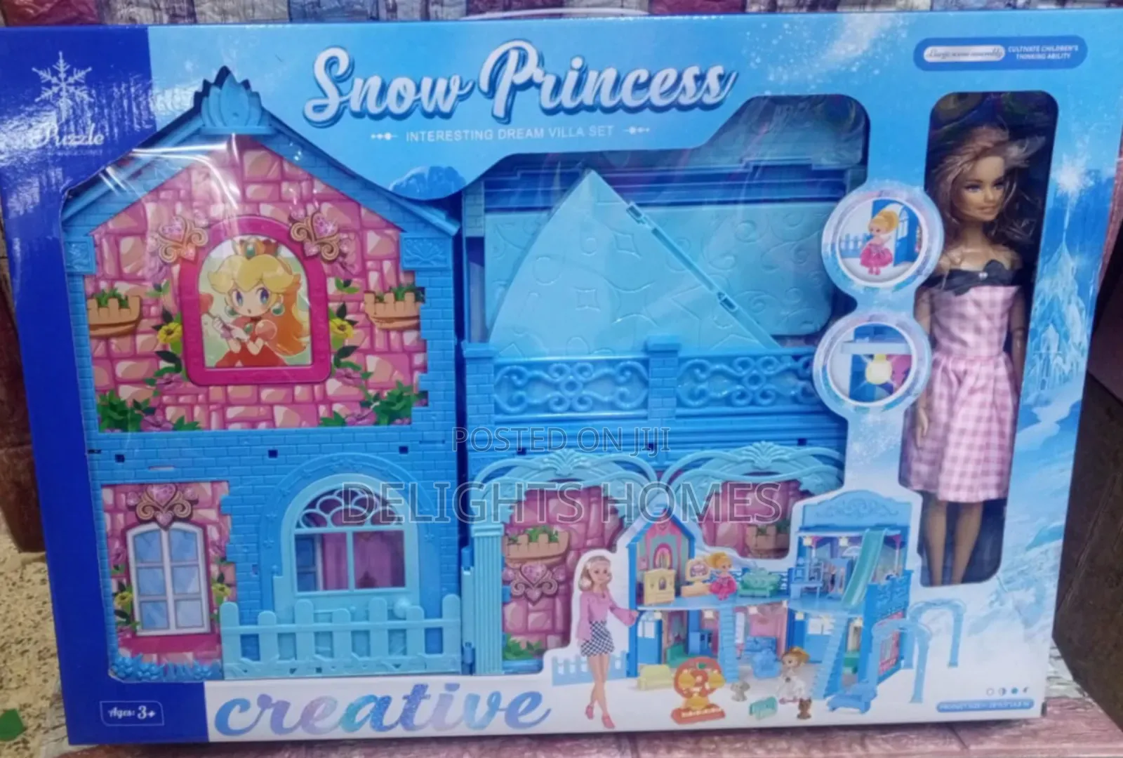 Snow Princess Doll House Villa-G