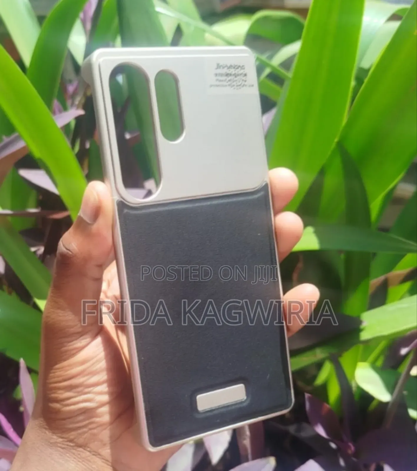 Samsung Galaxy S25 Ultra Metallic And Leather Flip Case