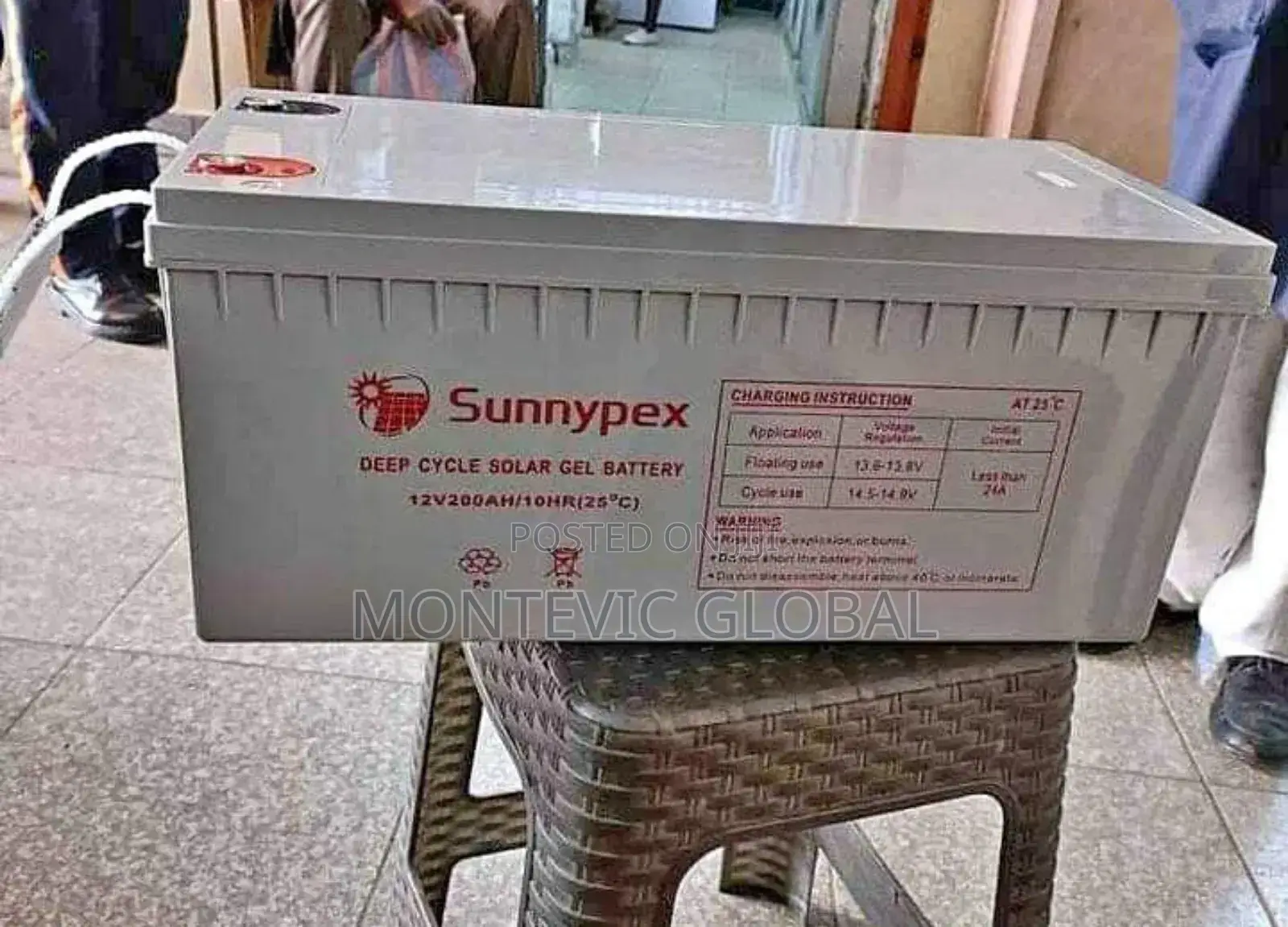 200ah Sunnypex Solar Battery
