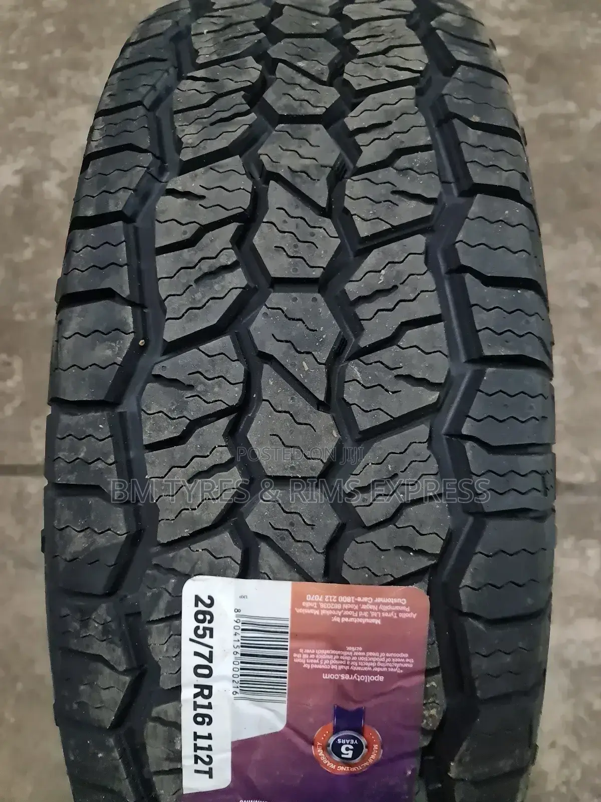 265 /70 R16 Apollo Tyres (India)