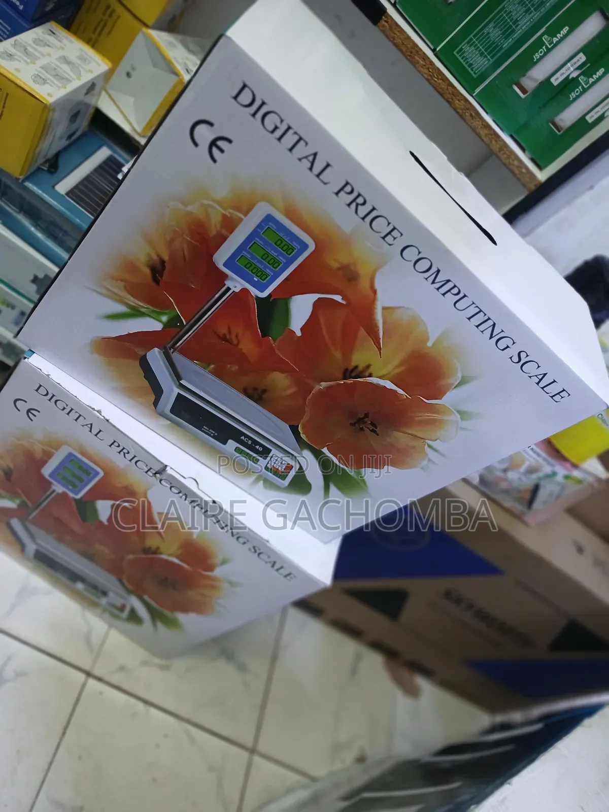 Acs Commercial 40kg Electronic Price Computing Digital