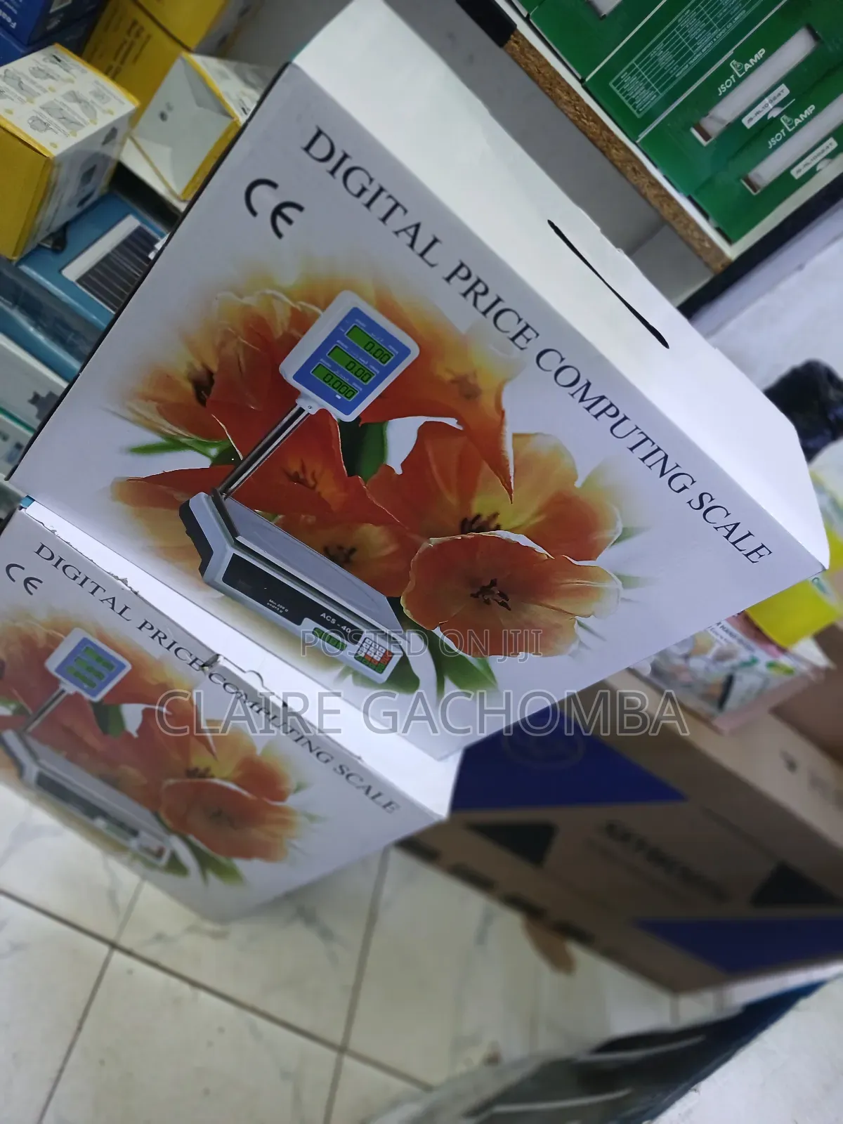 Acs Commercial 40kg Electronic Digital Weighing Scale