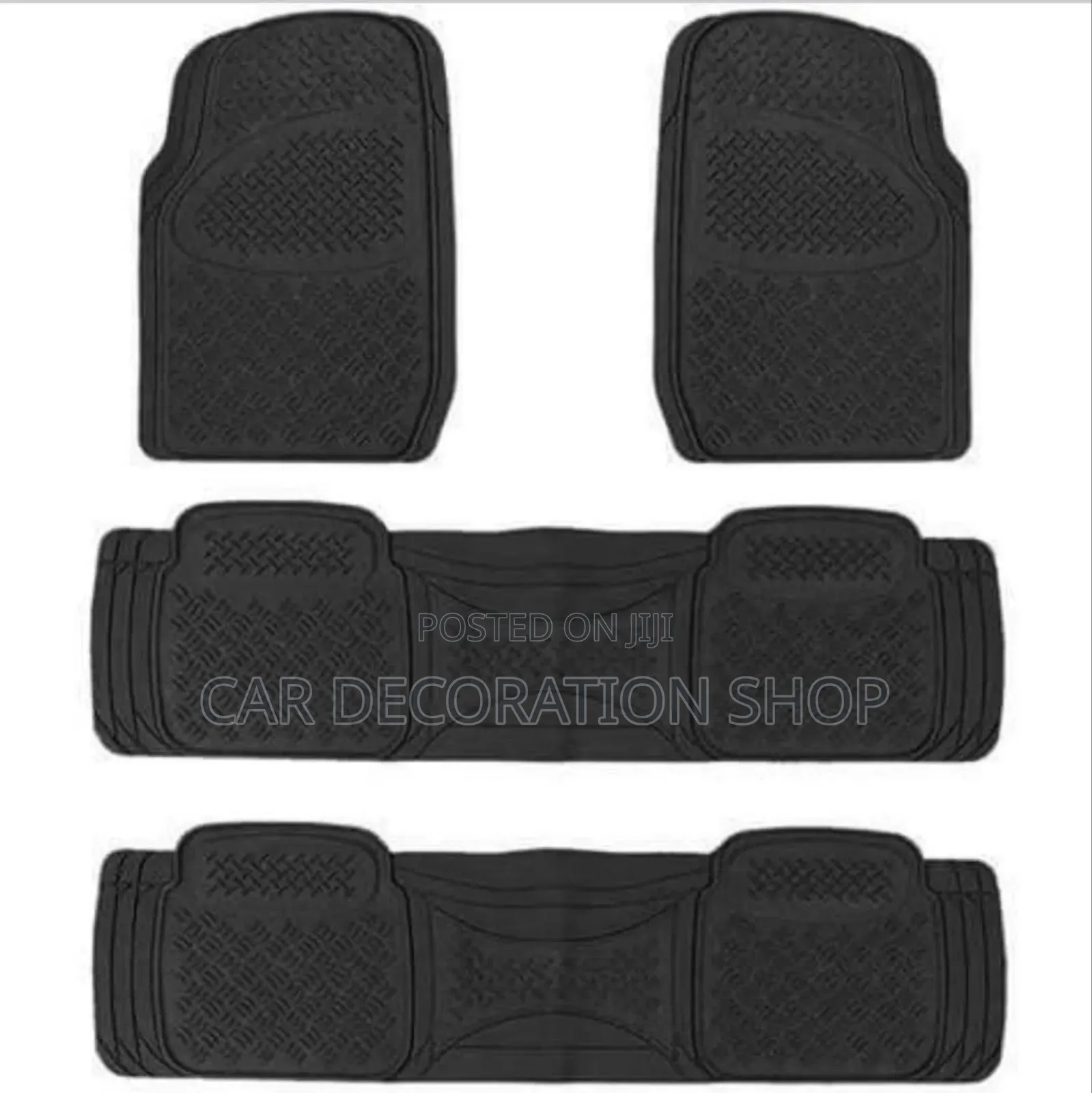 Heavy Duty Black 7 Seater Mats