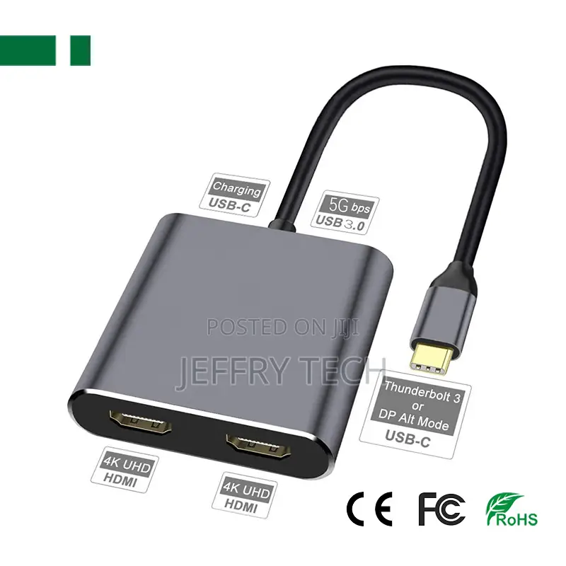 CHM-Tc403 at 60hz Usb 3.1 Type-C to Dual Hdmi+ Usb 3.0+ Pd A