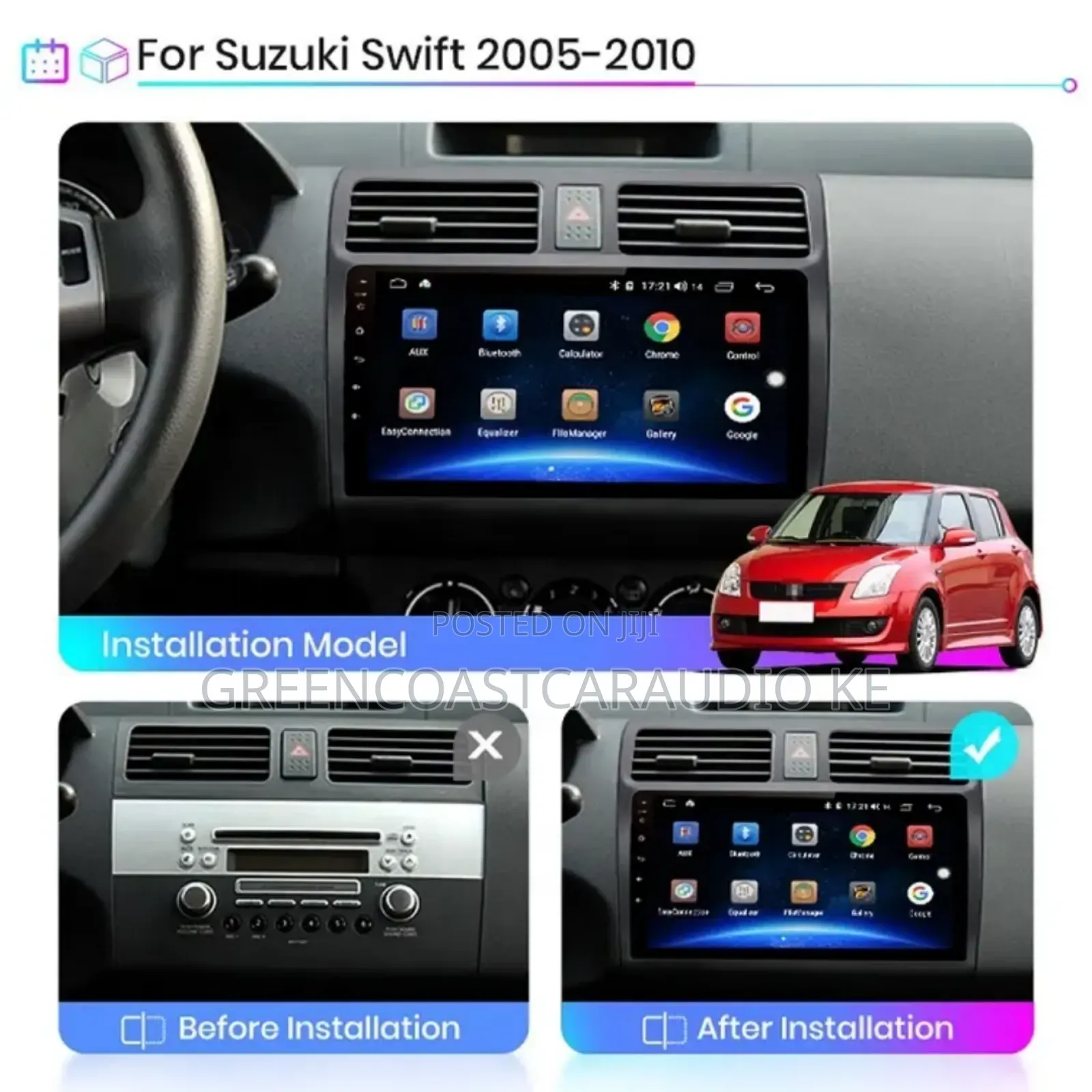 Suzuki Swift 2005 Android Radio Frame or Fascias