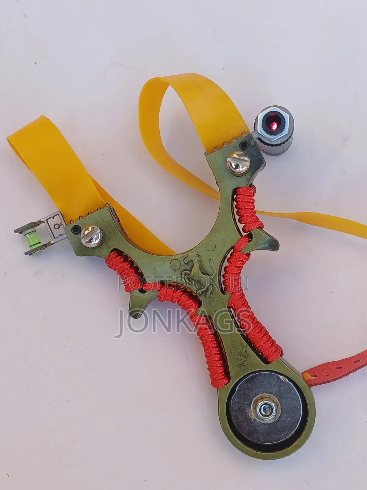 U-Shaped Slingshot With Shooting Assistance Laser
