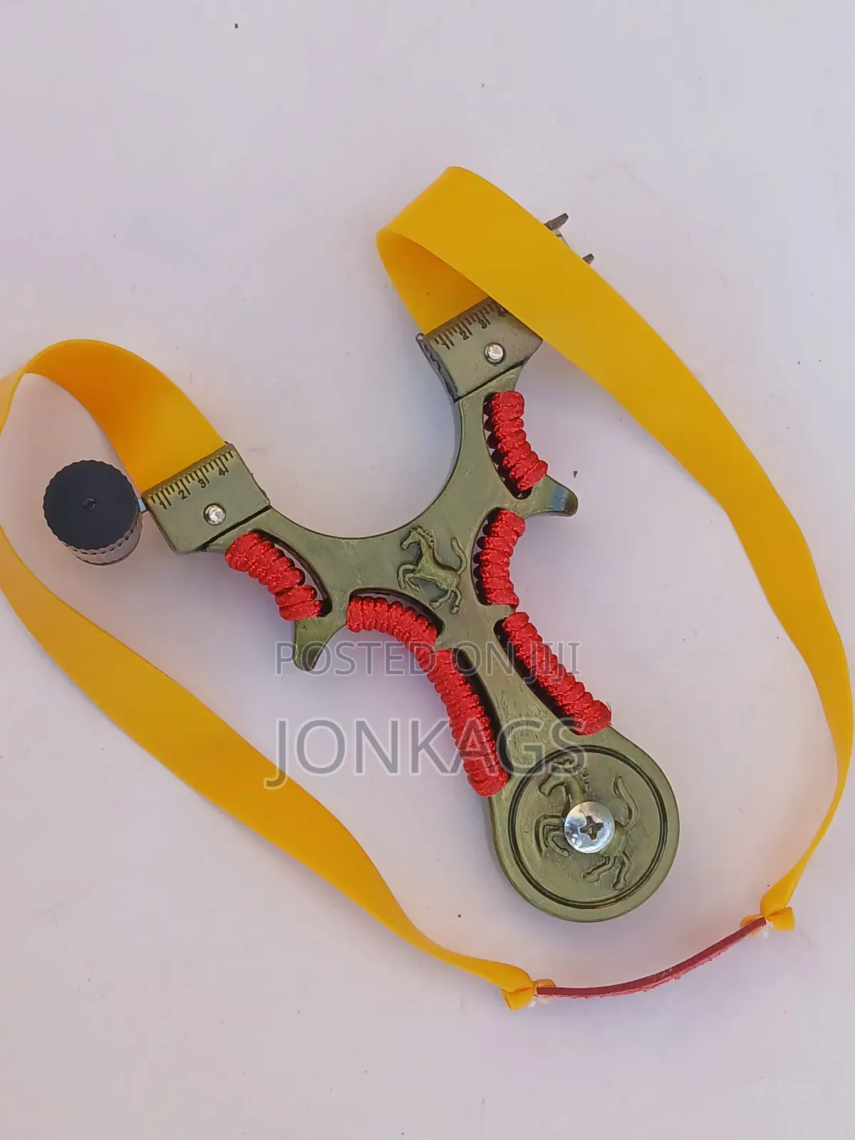 U-Shaped Slingshot With Shooting Assistance Laser
