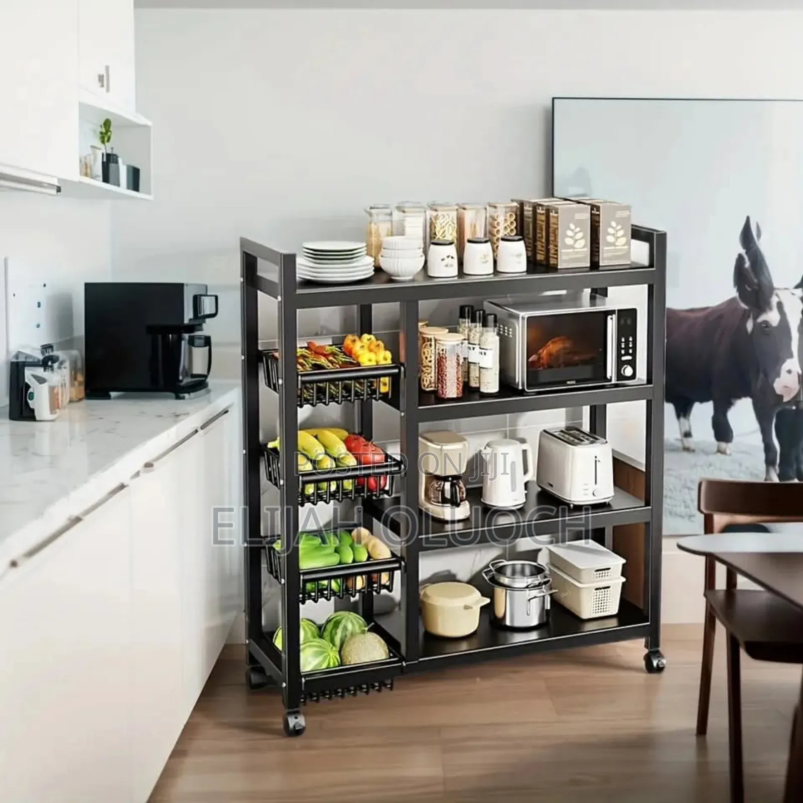 Multifunctional Strong Metallic Kitchen Rack