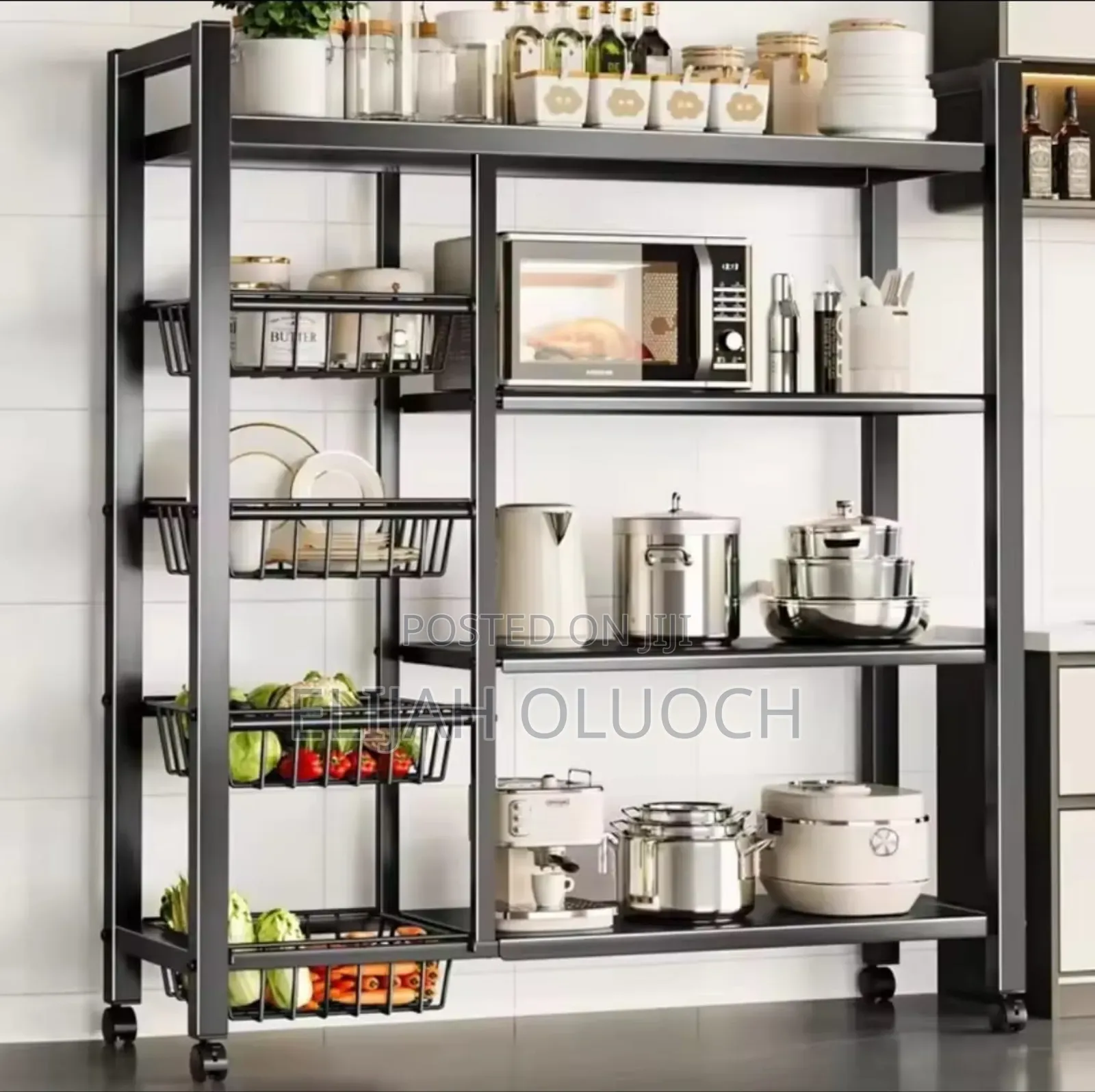 Multifunctional Strong Metallic Kitchen Rack